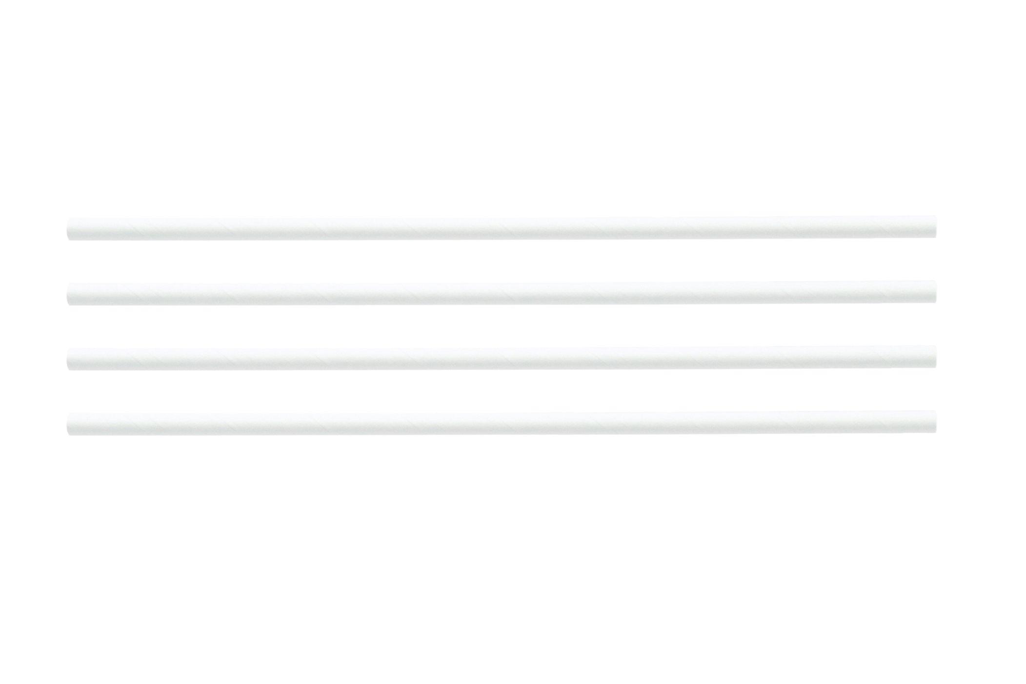 eGreen White Paper Cocktail Straw 140mm x 6mm