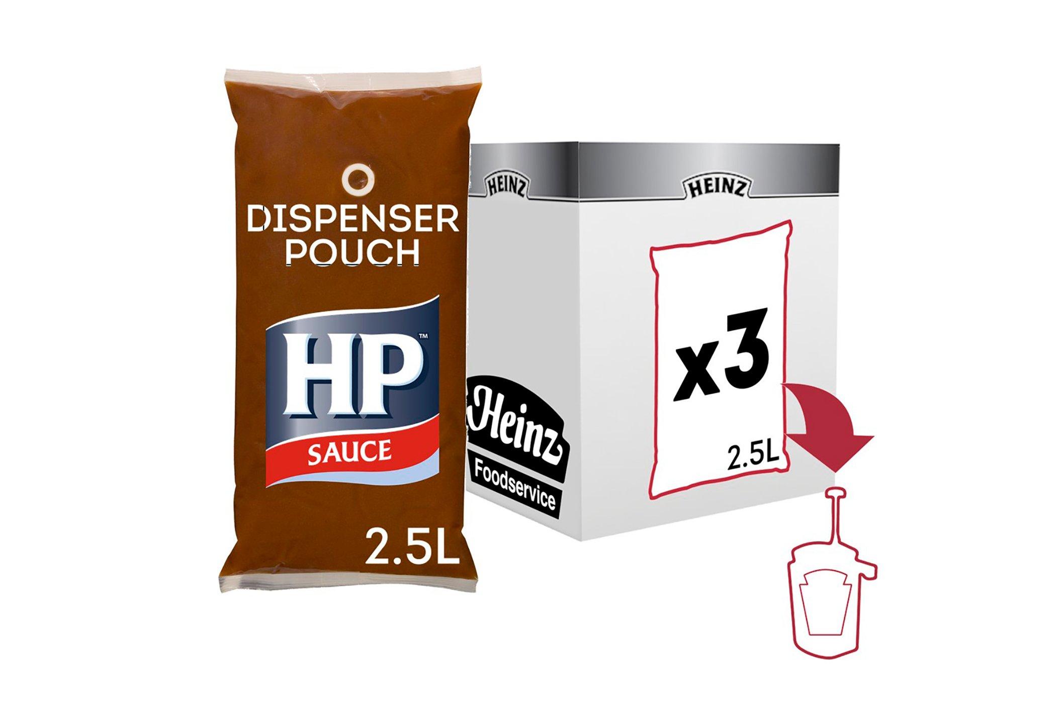 HP Brown Sauce Dispenser Pouch 2.5L
