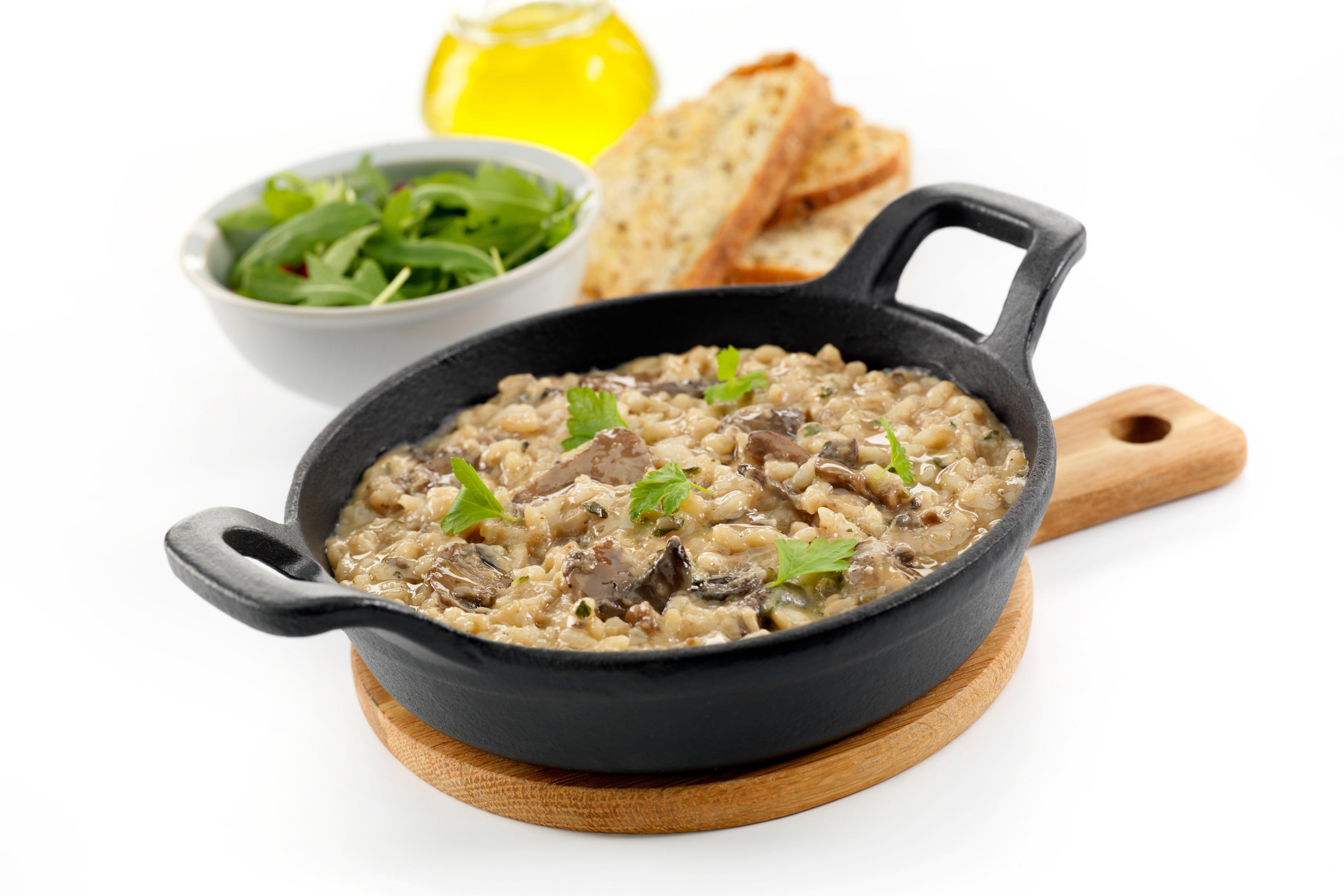 Brakes Mushroom Risotto