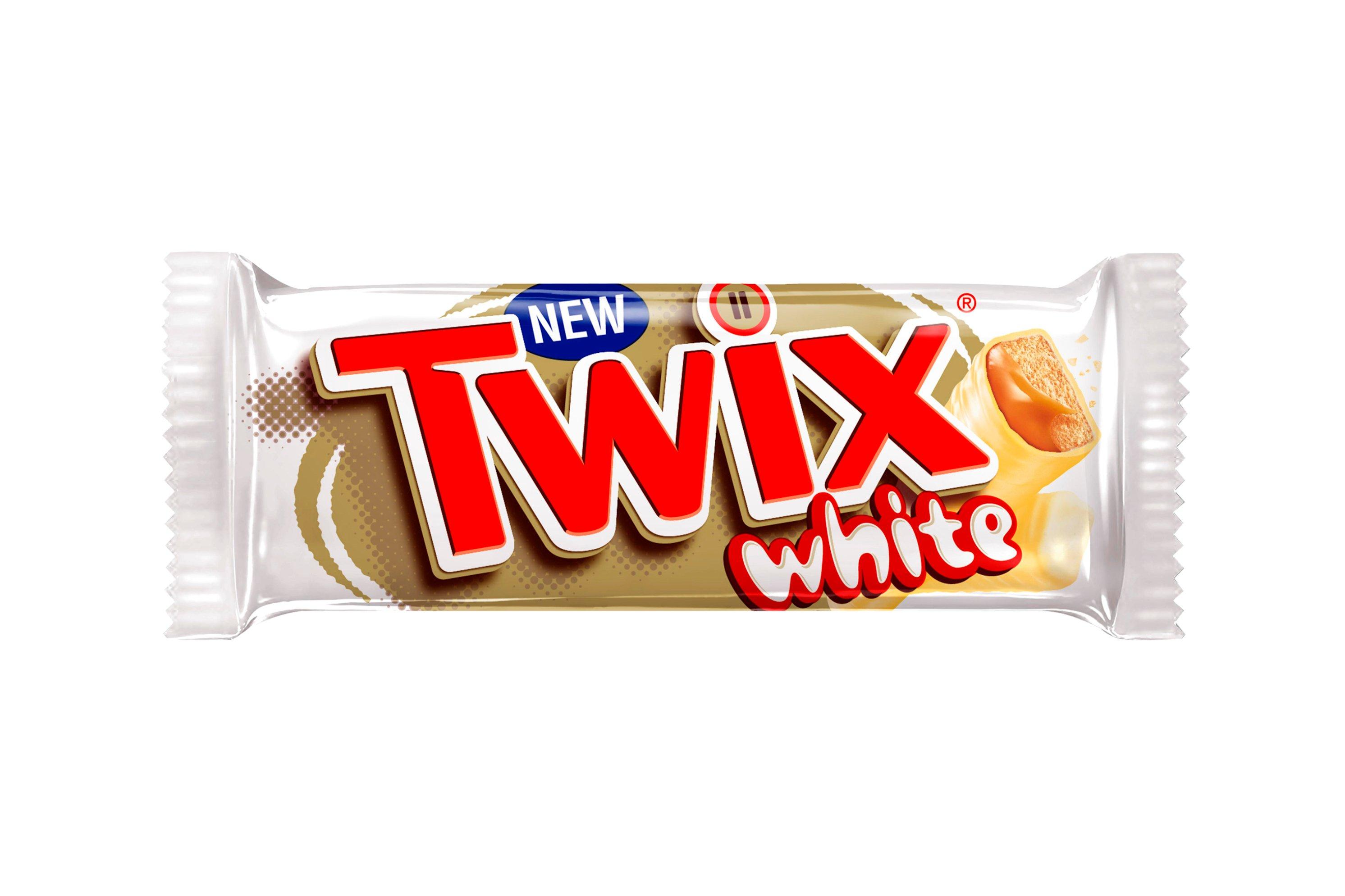 Twix White Chocolate Bars Caramel 46g
