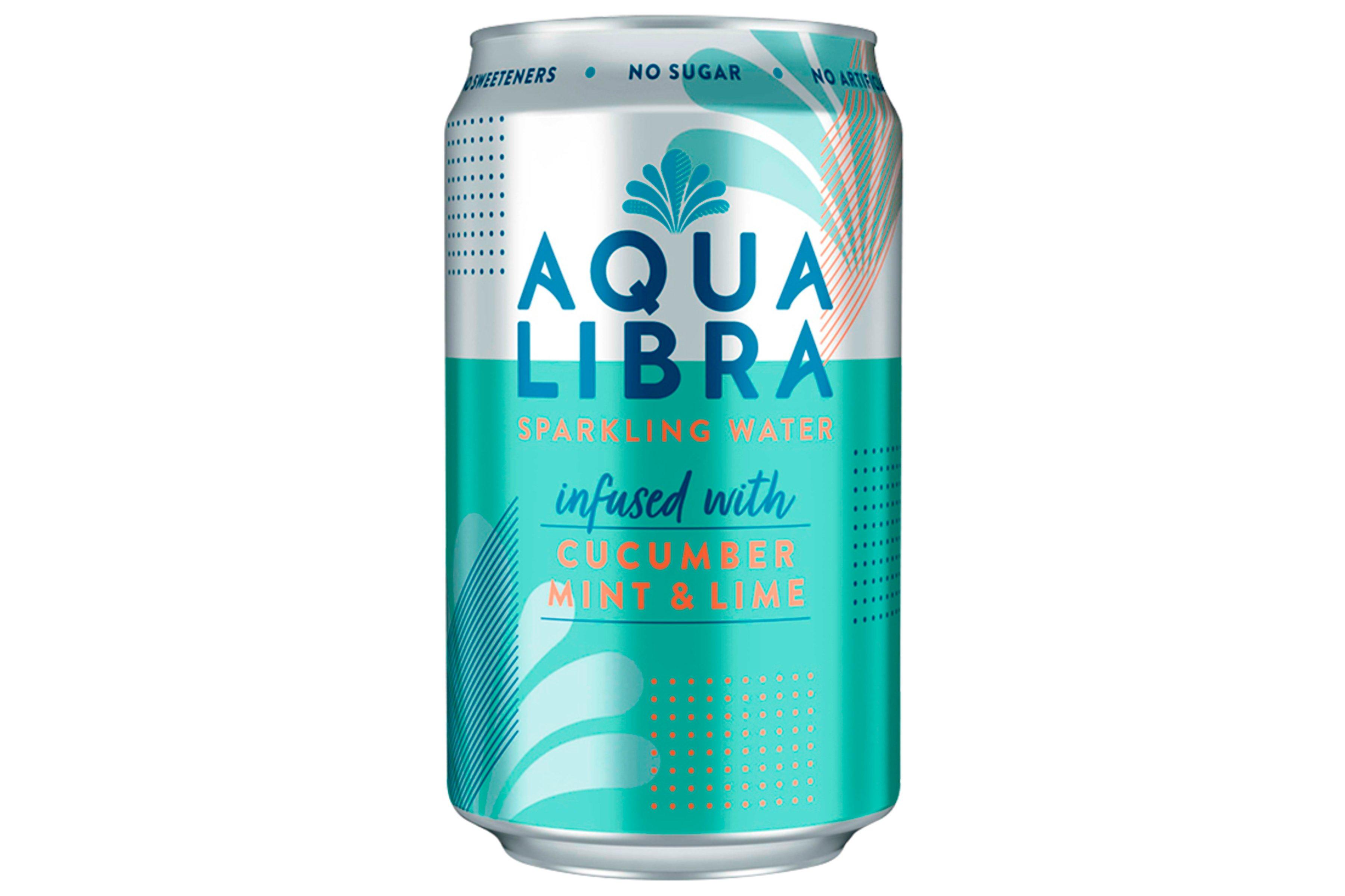 Aqua Libra Sparkling Water Infused with Cucumber Mint & Lime 330ml
