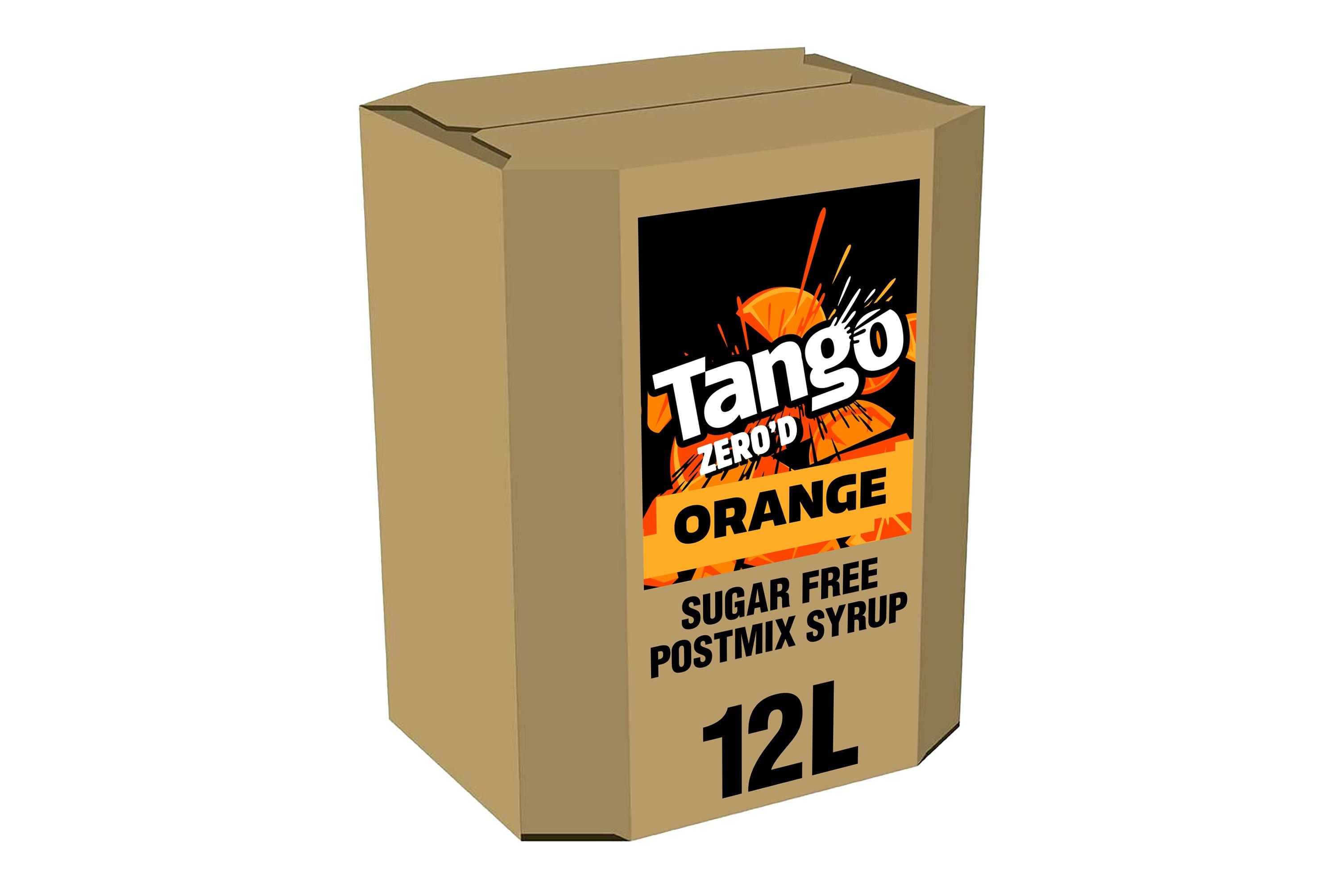 Tango Orange Sugar Free High Yield Postmix Syrup 12L