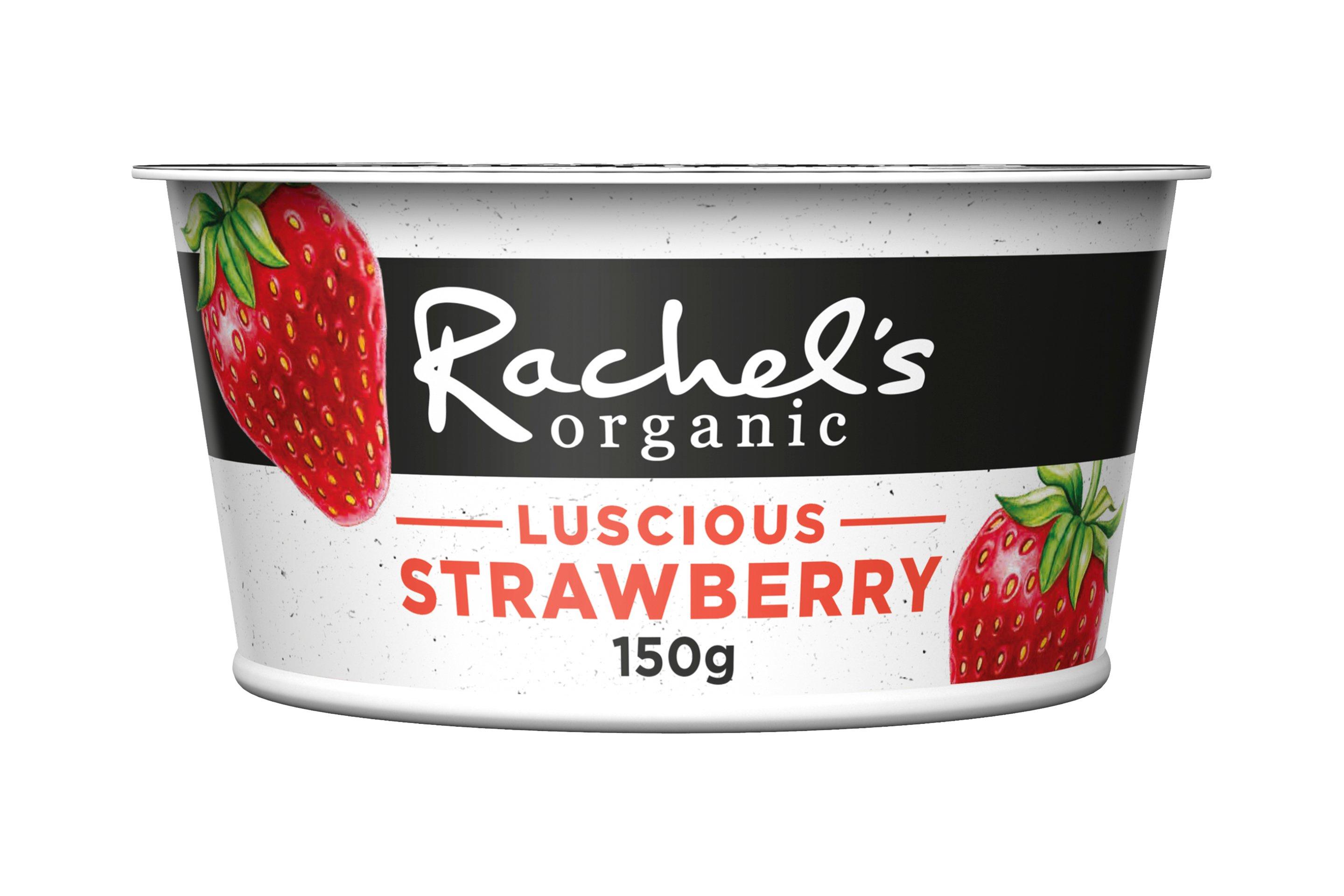 Rachel's Organic Luscious Strawberry Yogurt