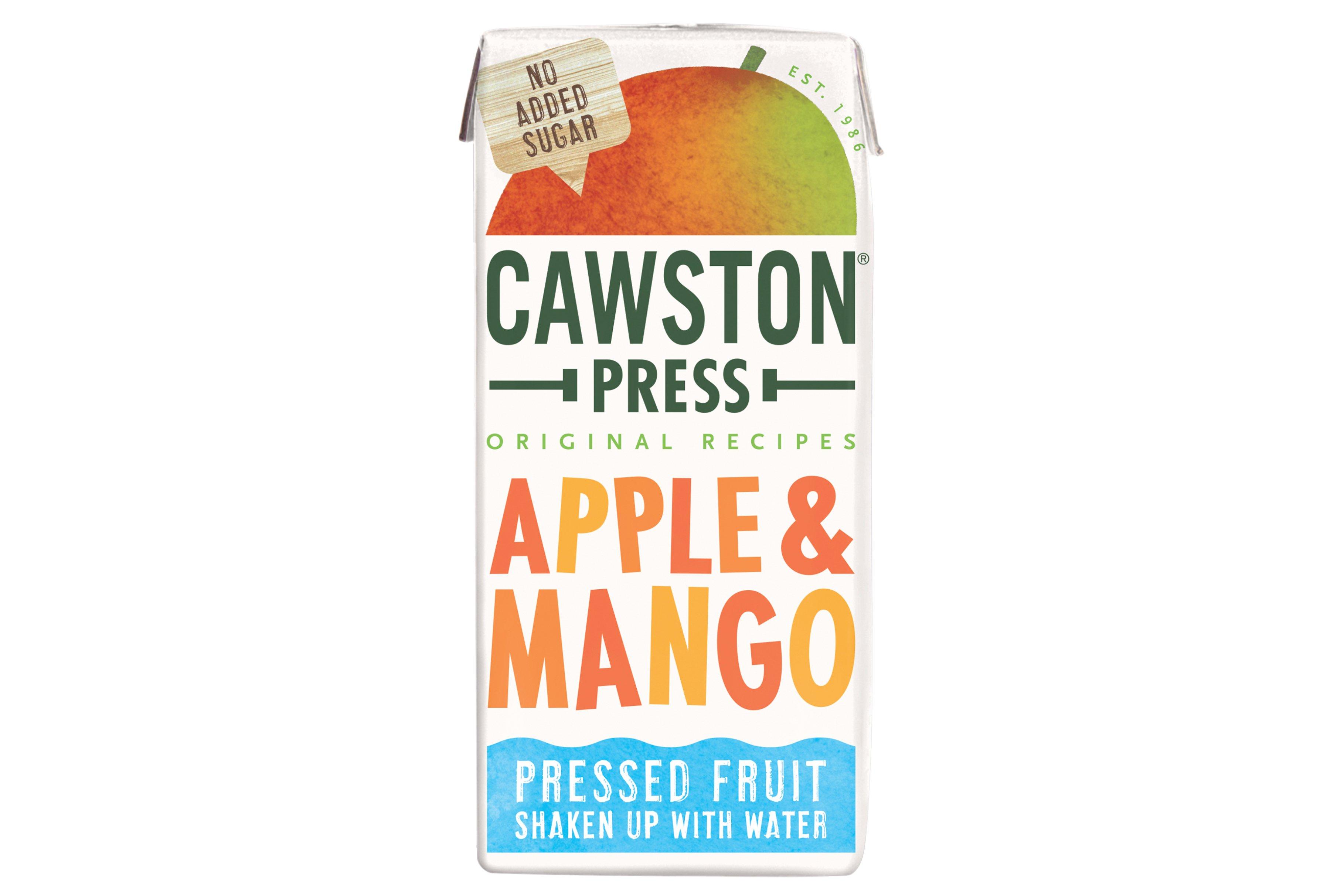 Cawston Press Apple & Mango Fruit Water Cartons