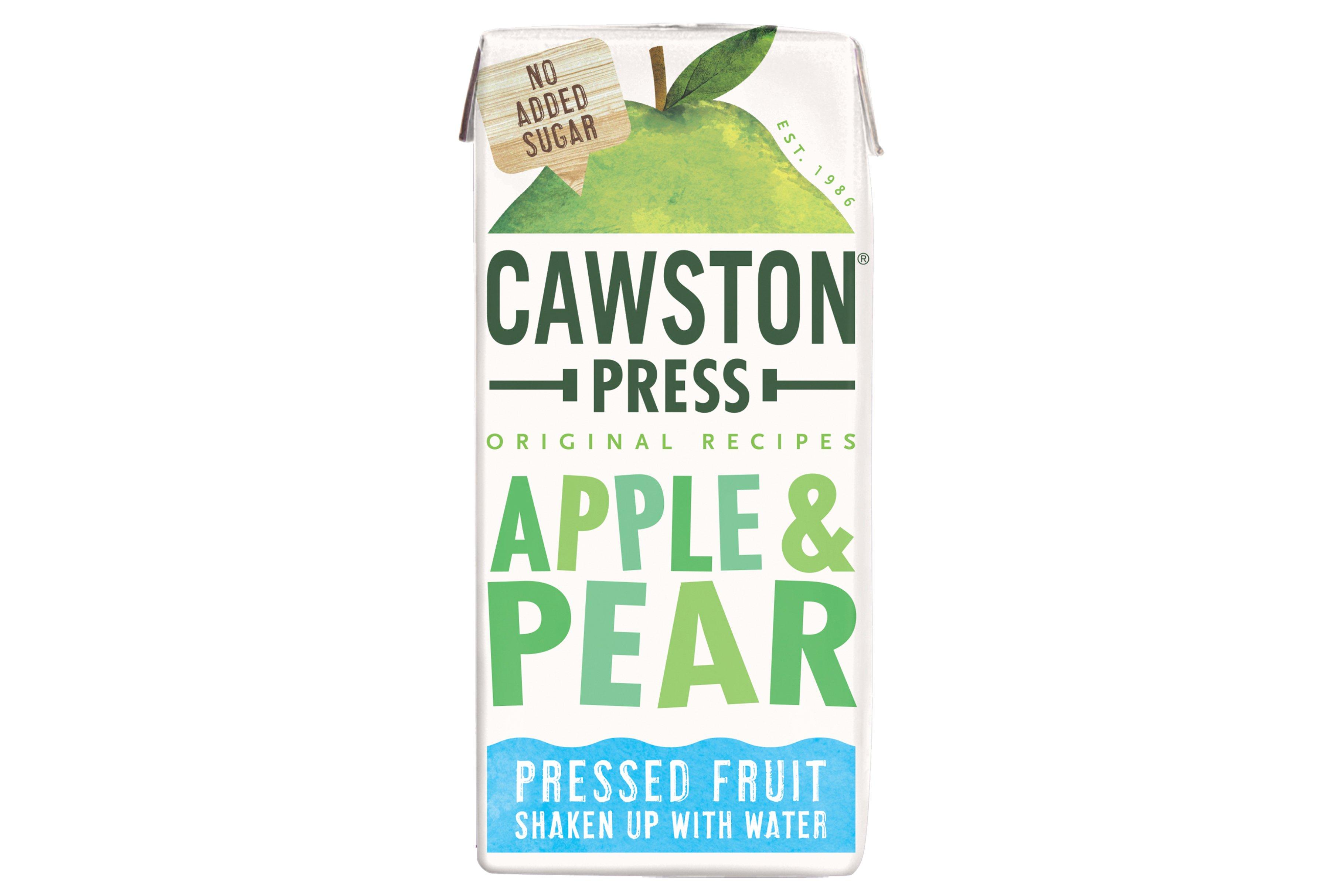 Cawston Press Apple & Pear Fruit Water Cartons