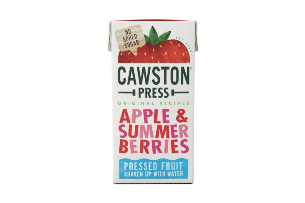 Cawston Press Summer Berries Fruit Water Cartons