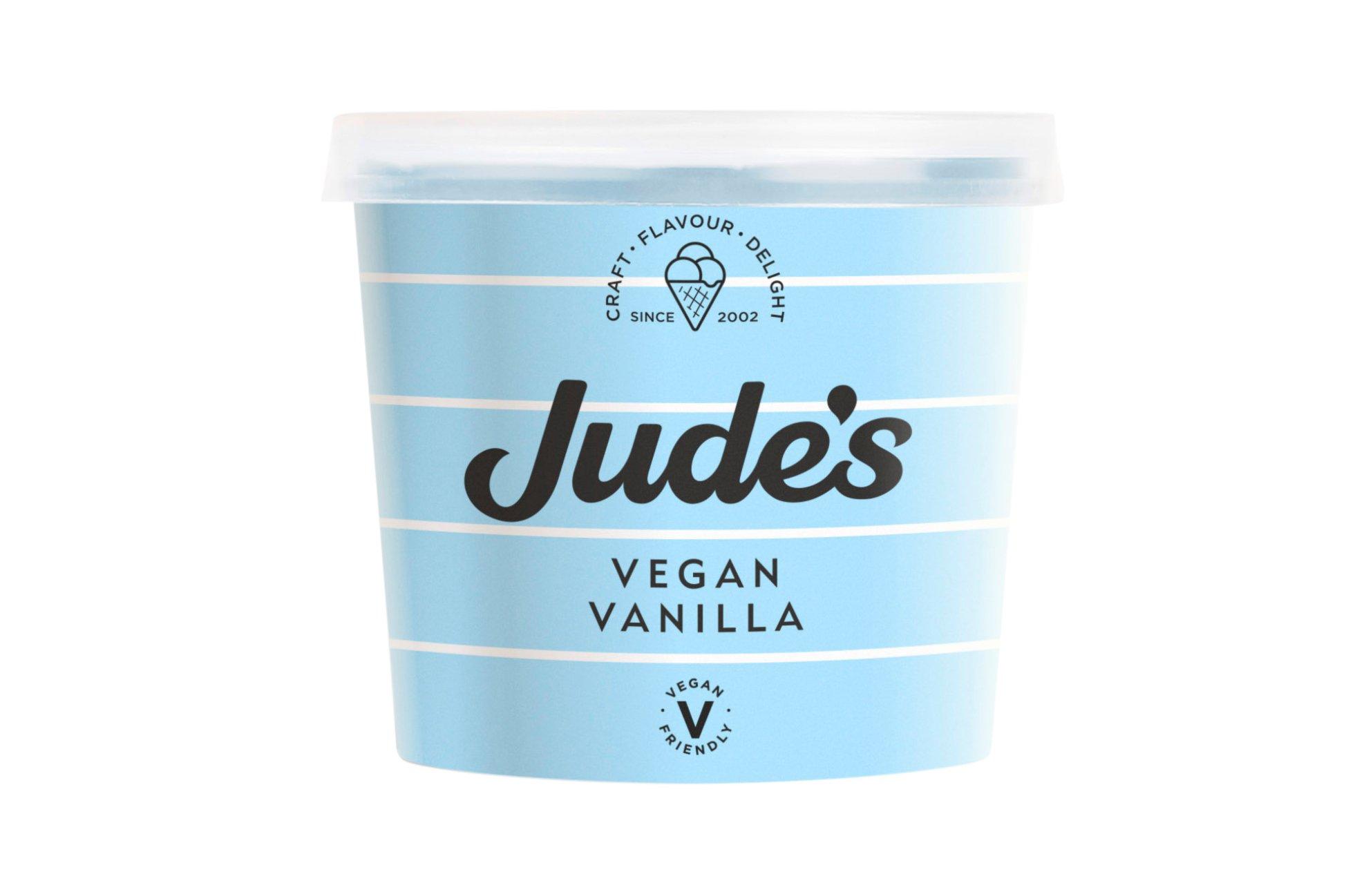 Jude's Vegan Vanilla Ice Cream Tub