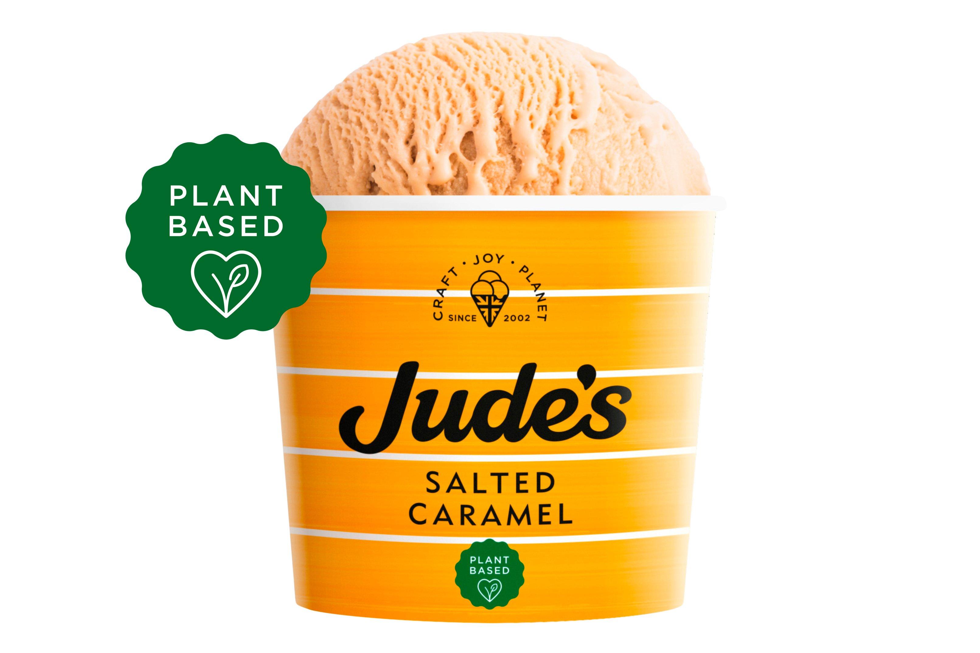 Jude's Vegan Salted Caramel Ice Cream Tub