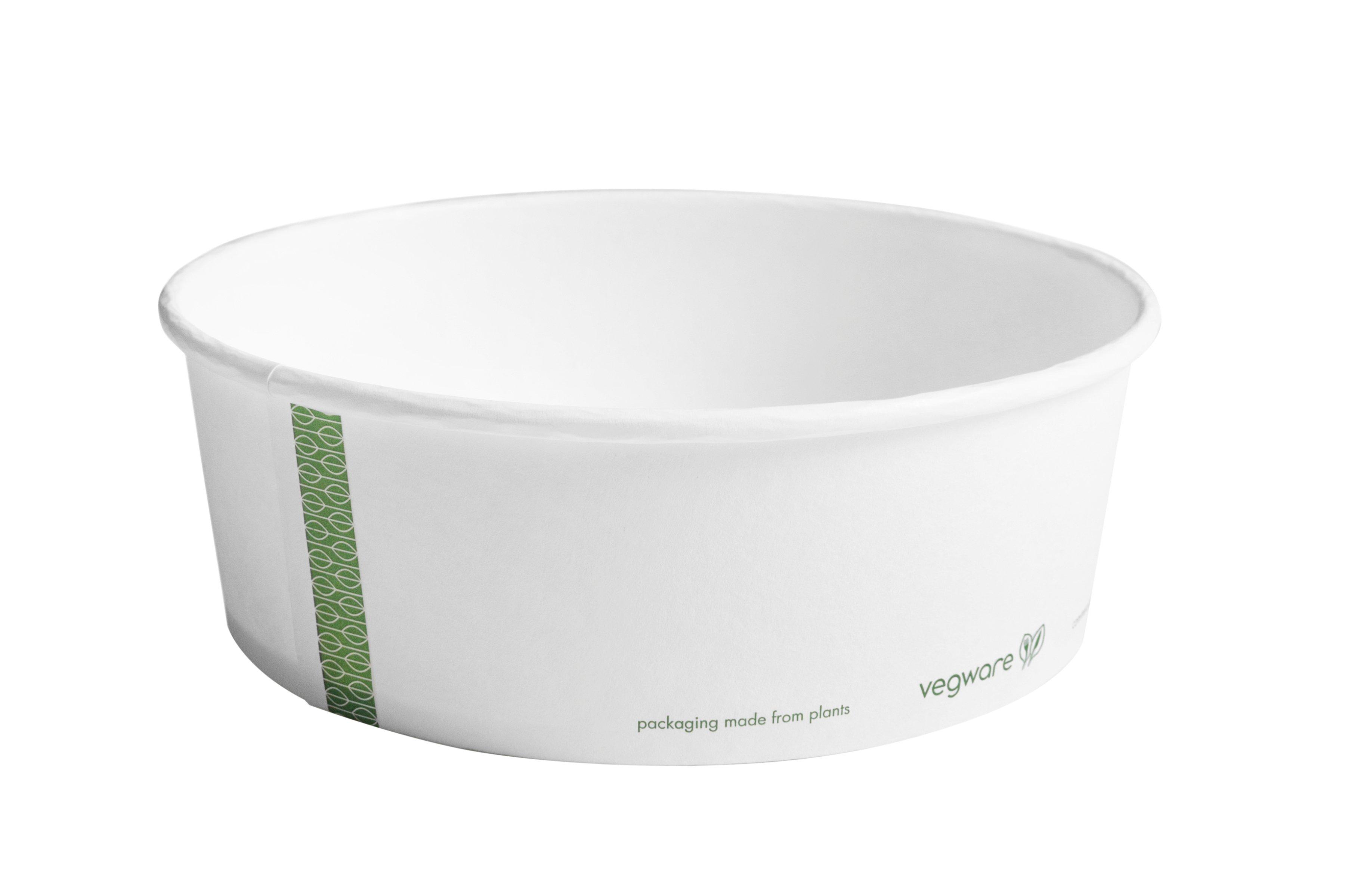 Vegware Bon Appetit PLA Lined Paper Food Bowls - 32oz