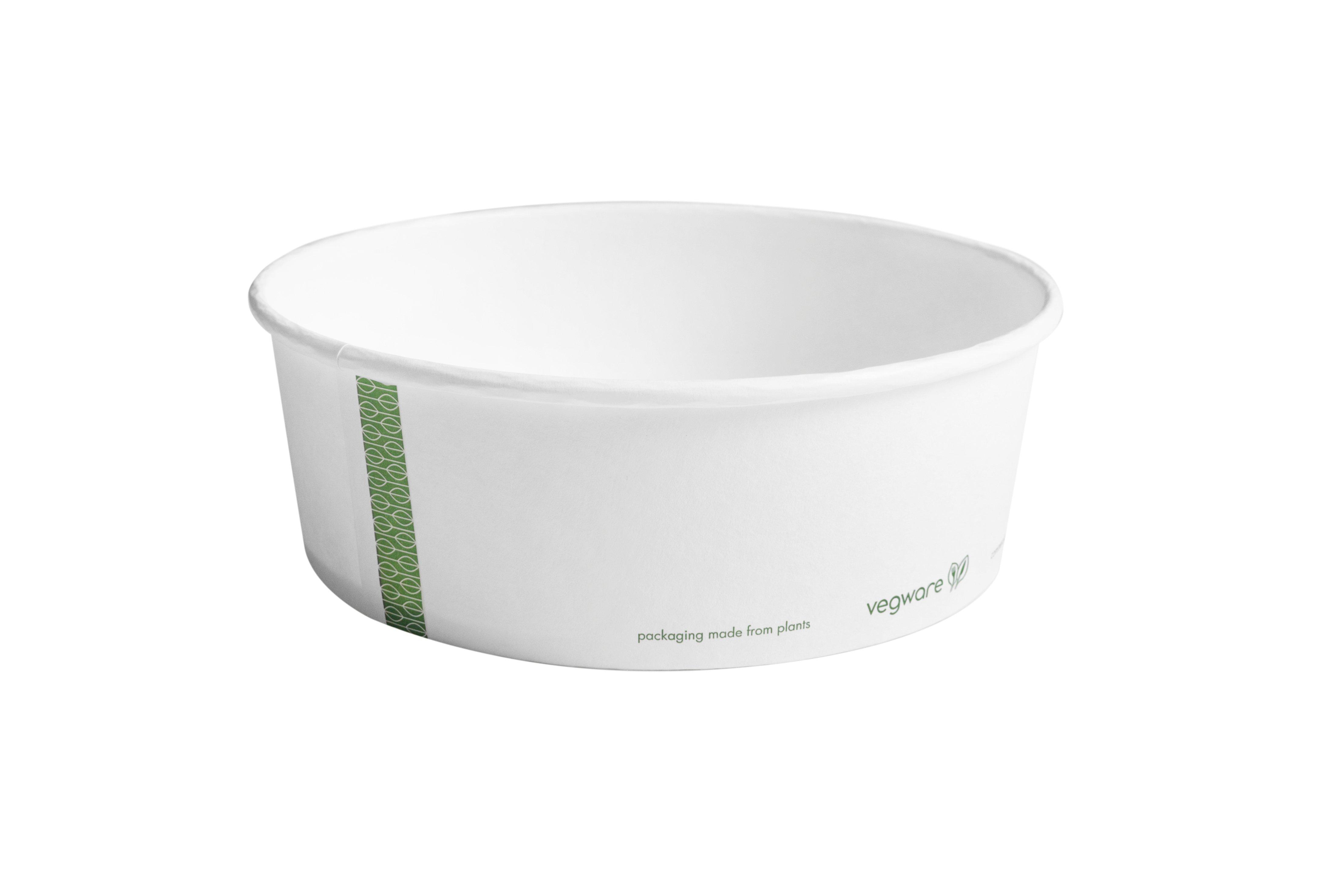 Vegware Bon Appetit PLA Lined Paper Food Bowls - 32oz