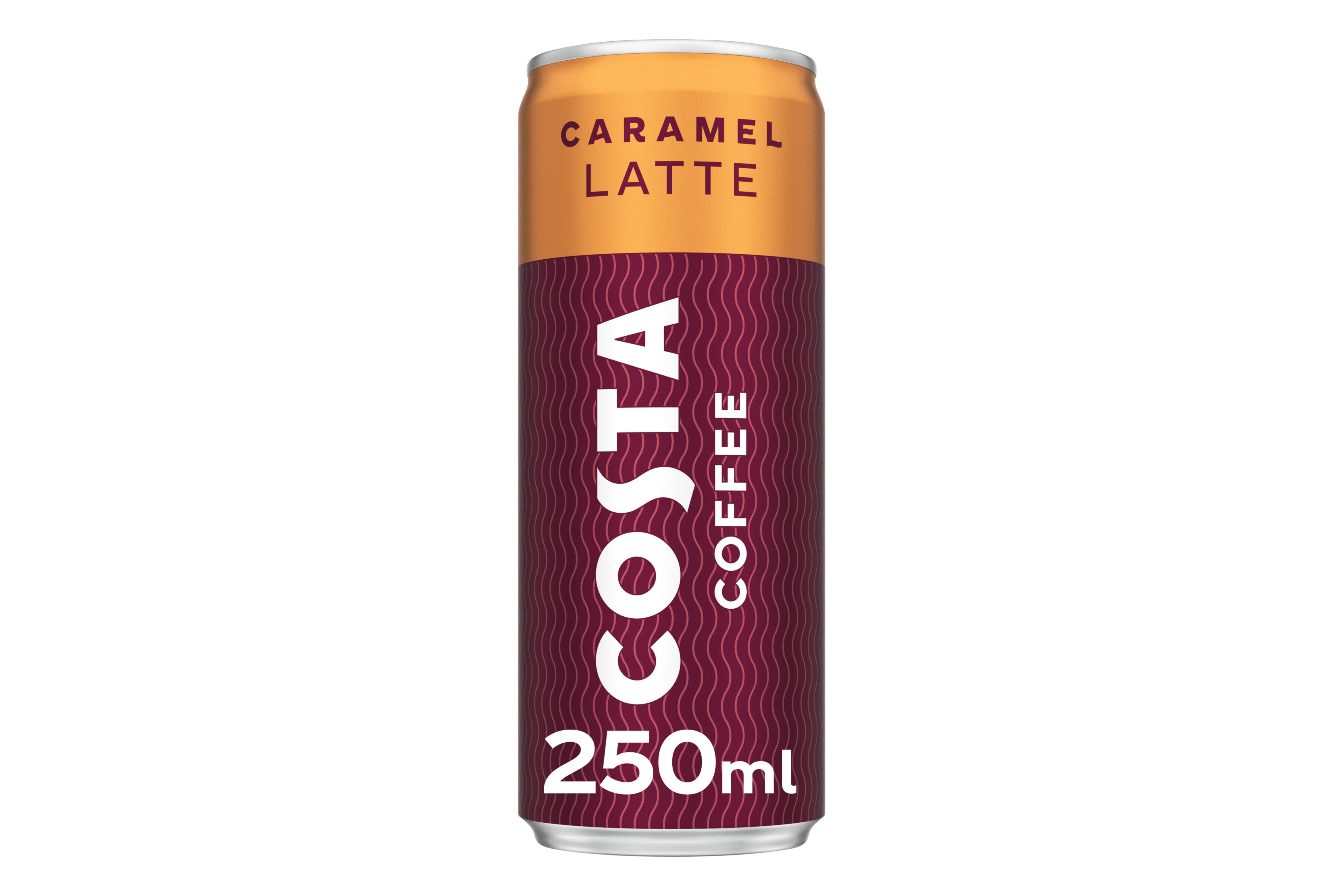 Costa Coffee Caramel Latte Iced Coffee 250ml Can