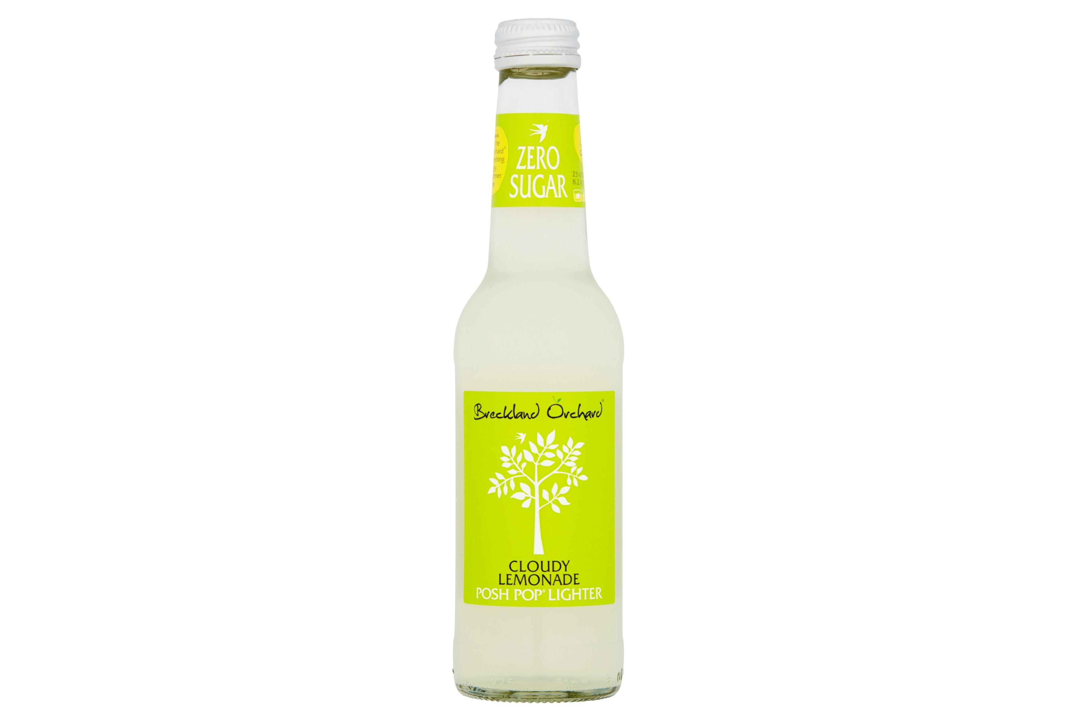 Breckland Orchard Zero Sugar Cloudy Lemonade Posh Pop Lighter 275ml