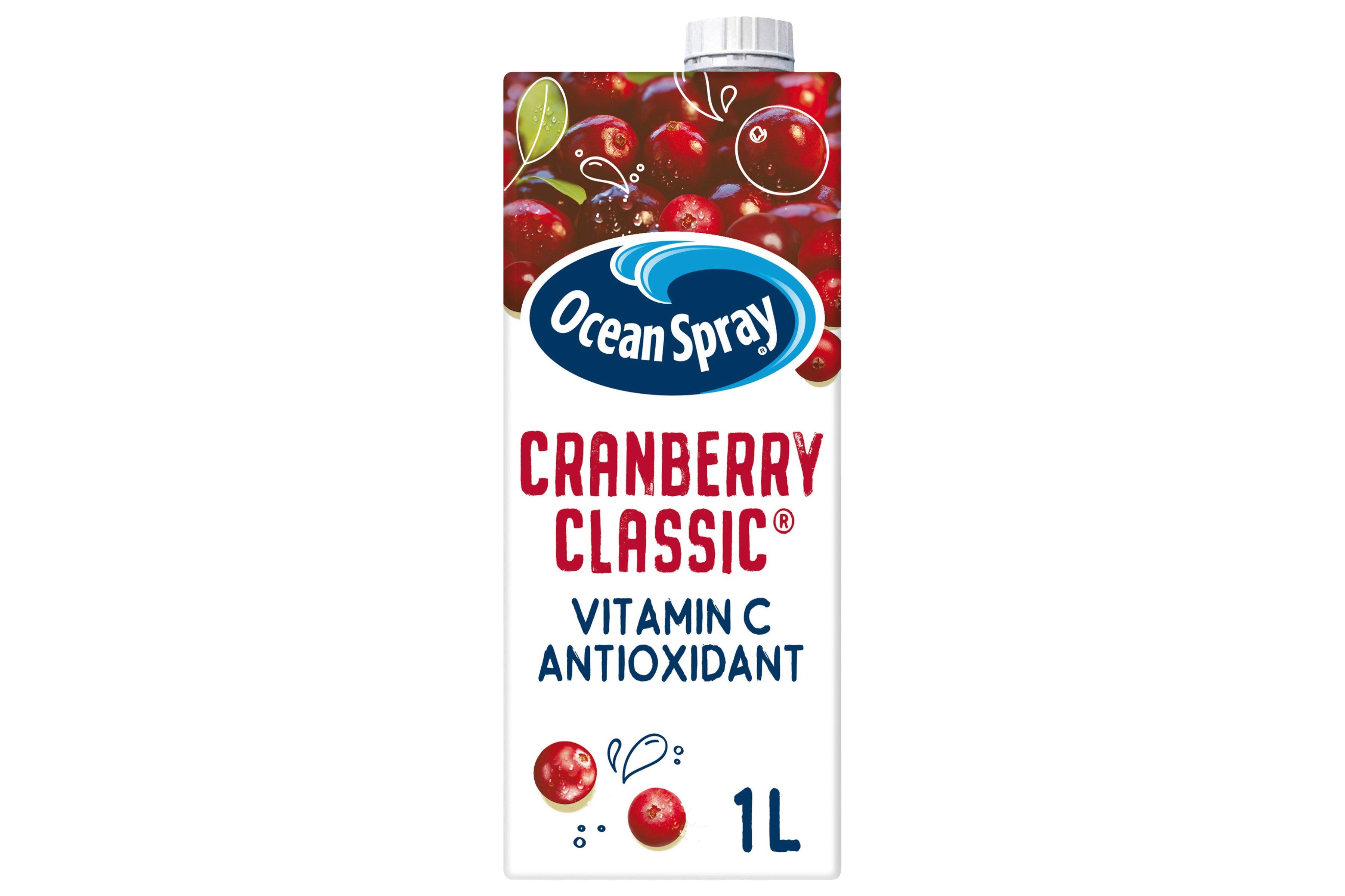 Ocean Spray Cranberry Classic    12x1ltr