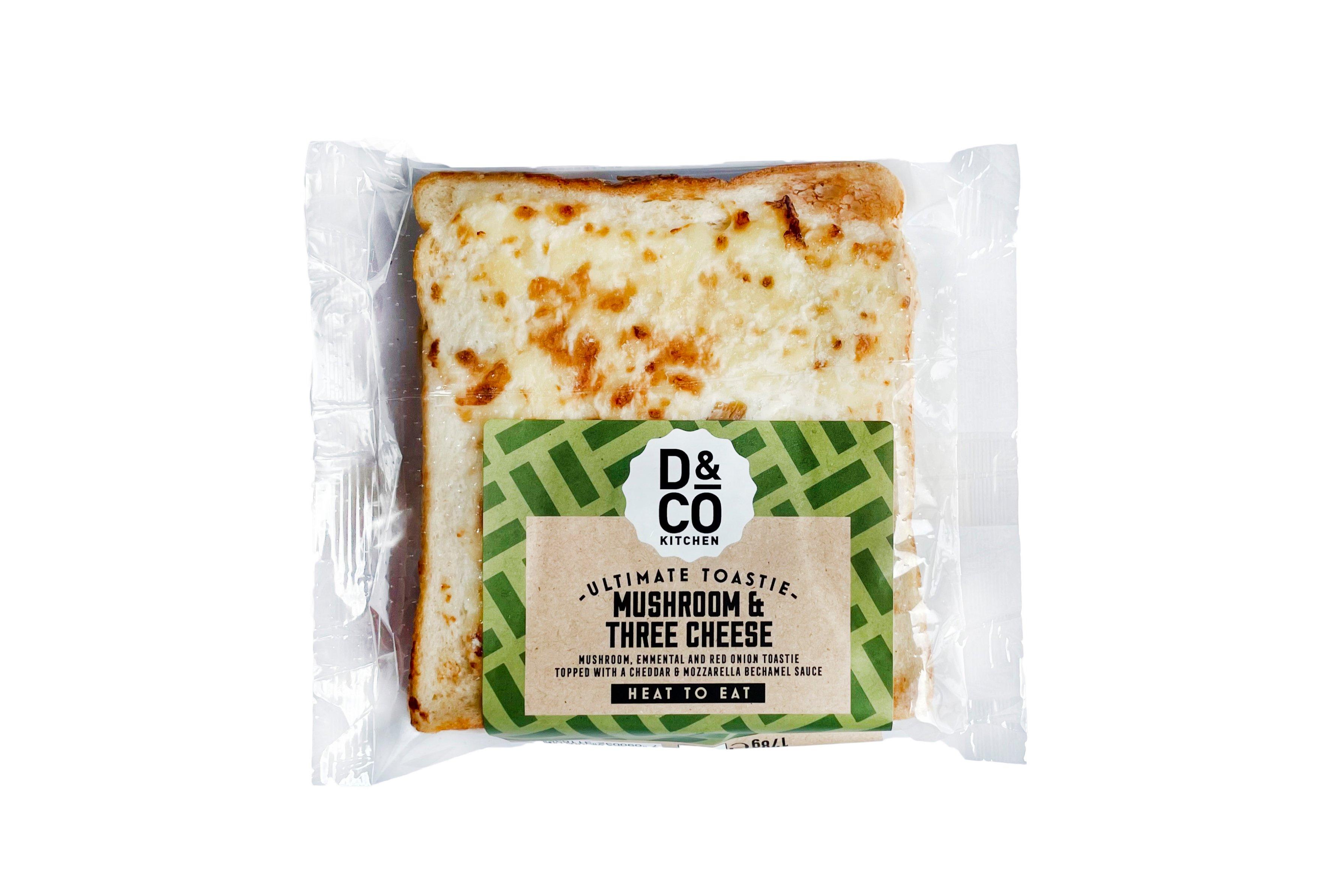 D&Co Mushroom & Three Cheese Toastie