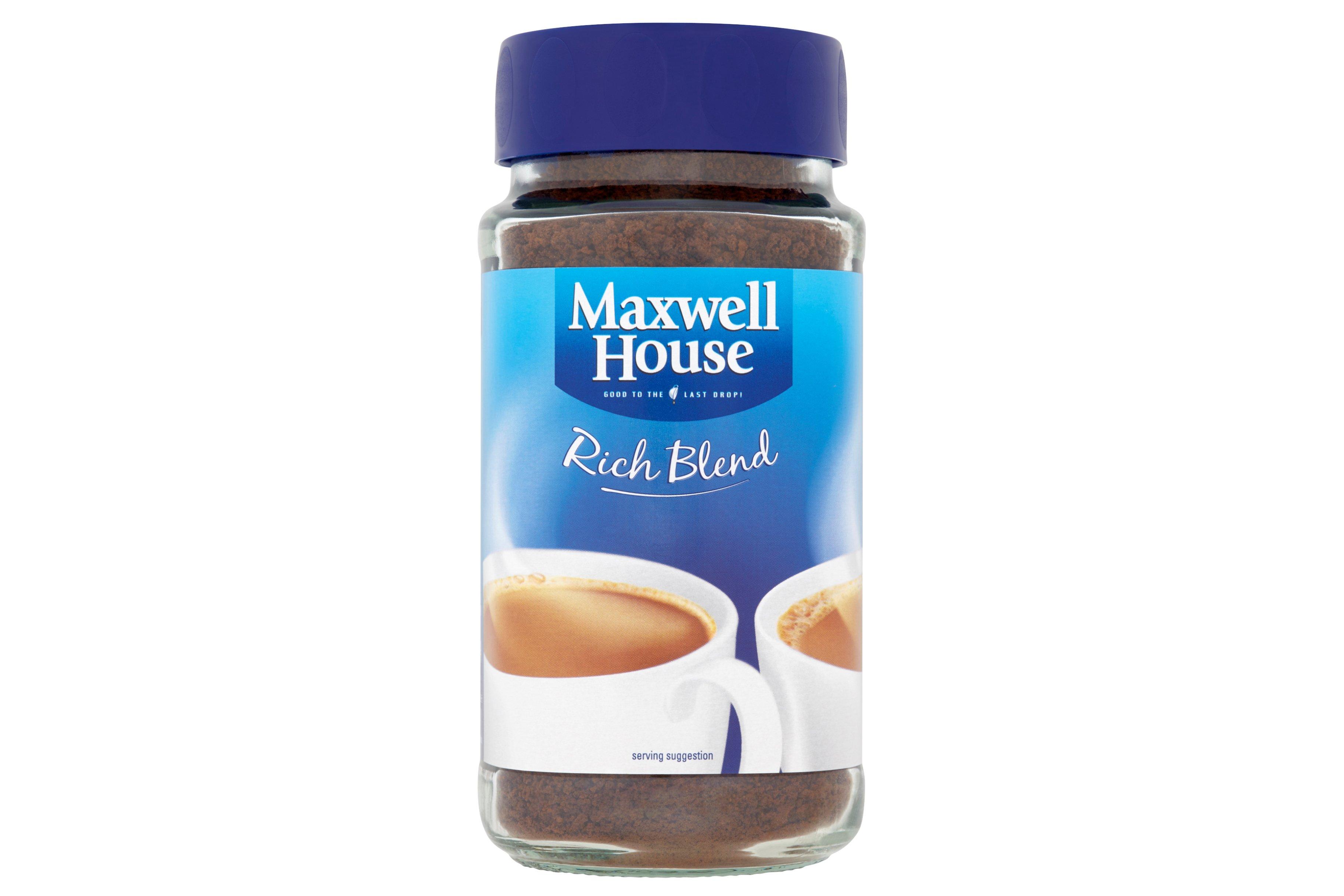 Maxwell House Rich Instant Coffee Granules Jar 200g