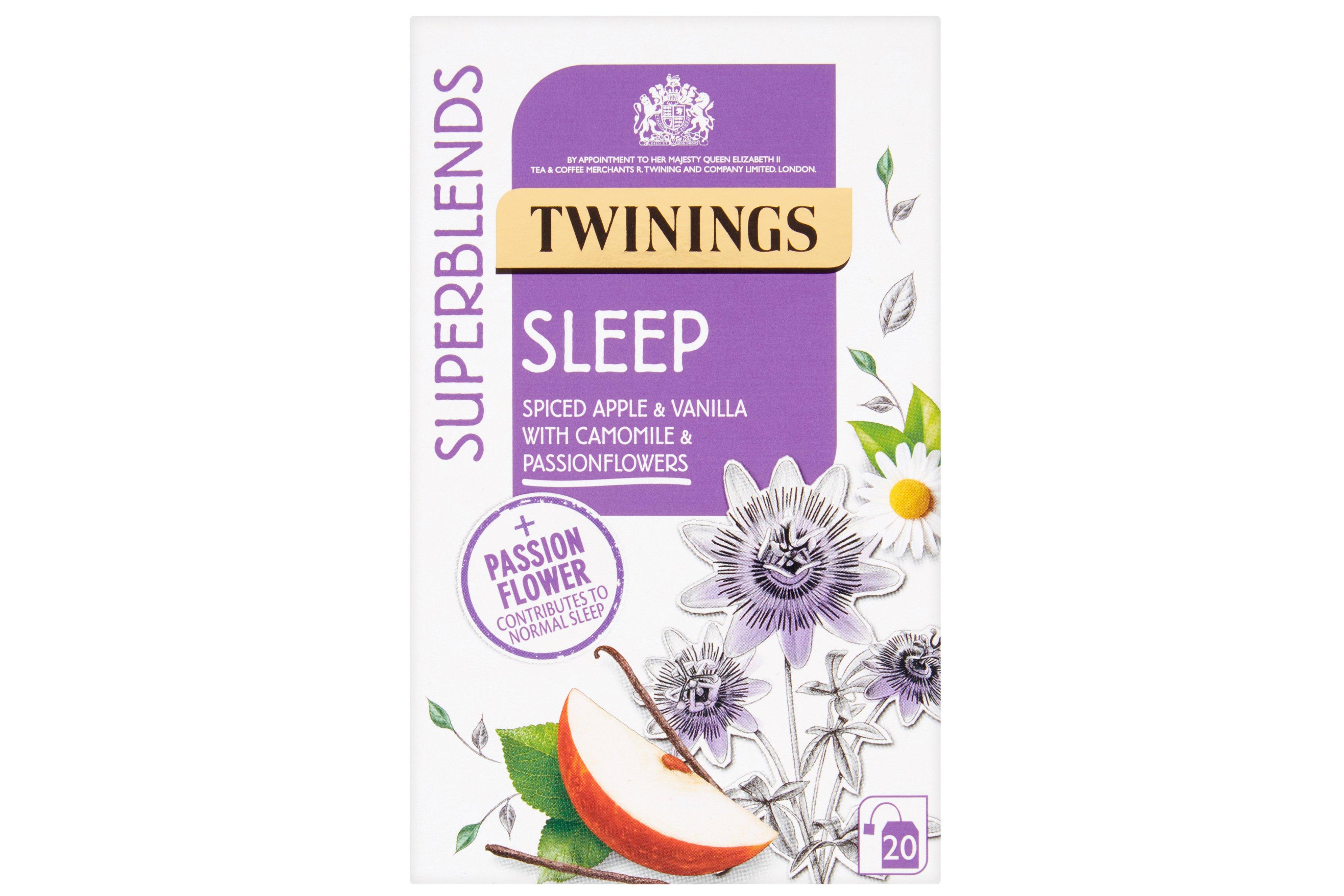 Twinings Superblends Sleep Spiced Apple & Vanilla with Camomile & Passionflowers 30g