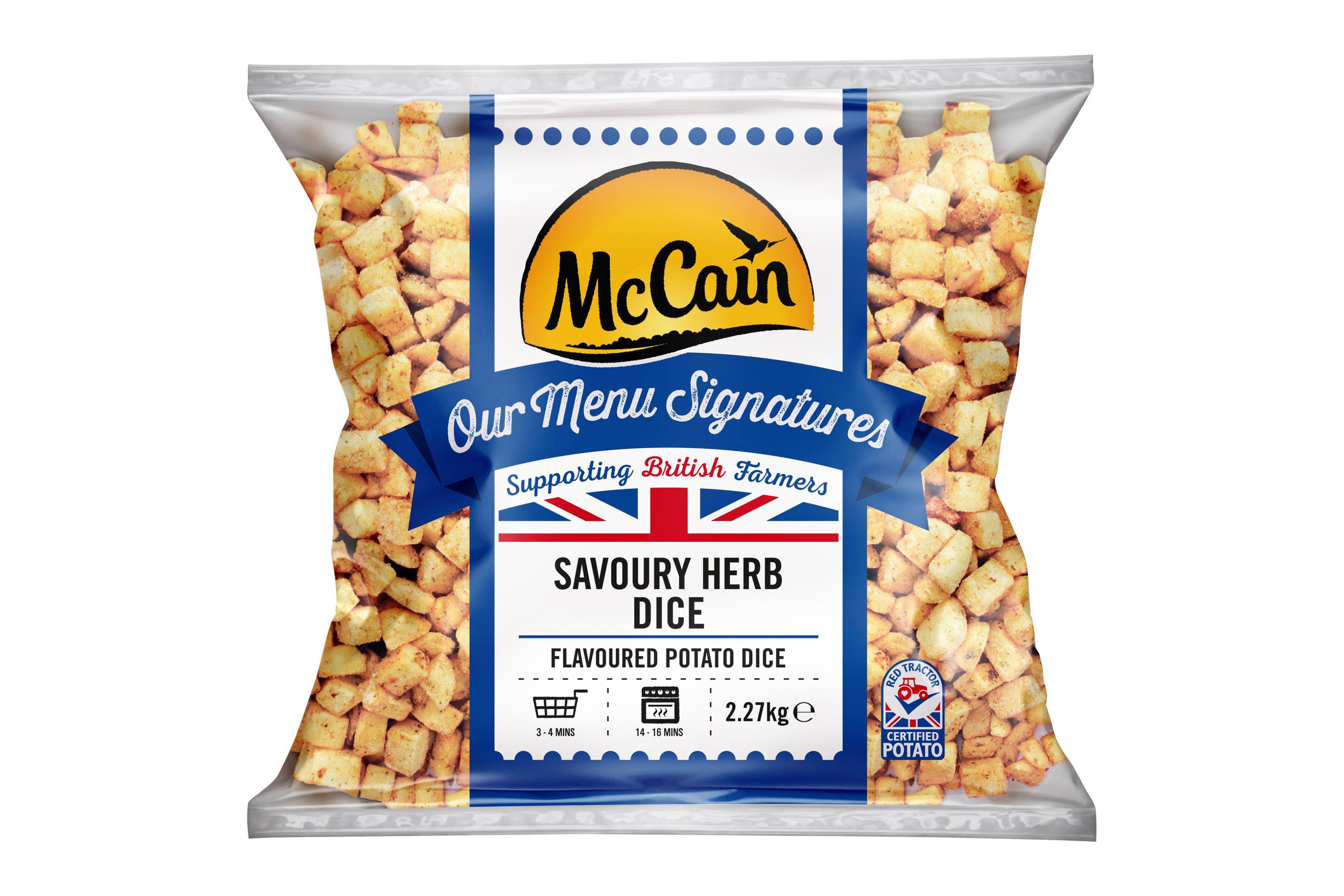 McCain Menu Signatures Savoury Herb Dice