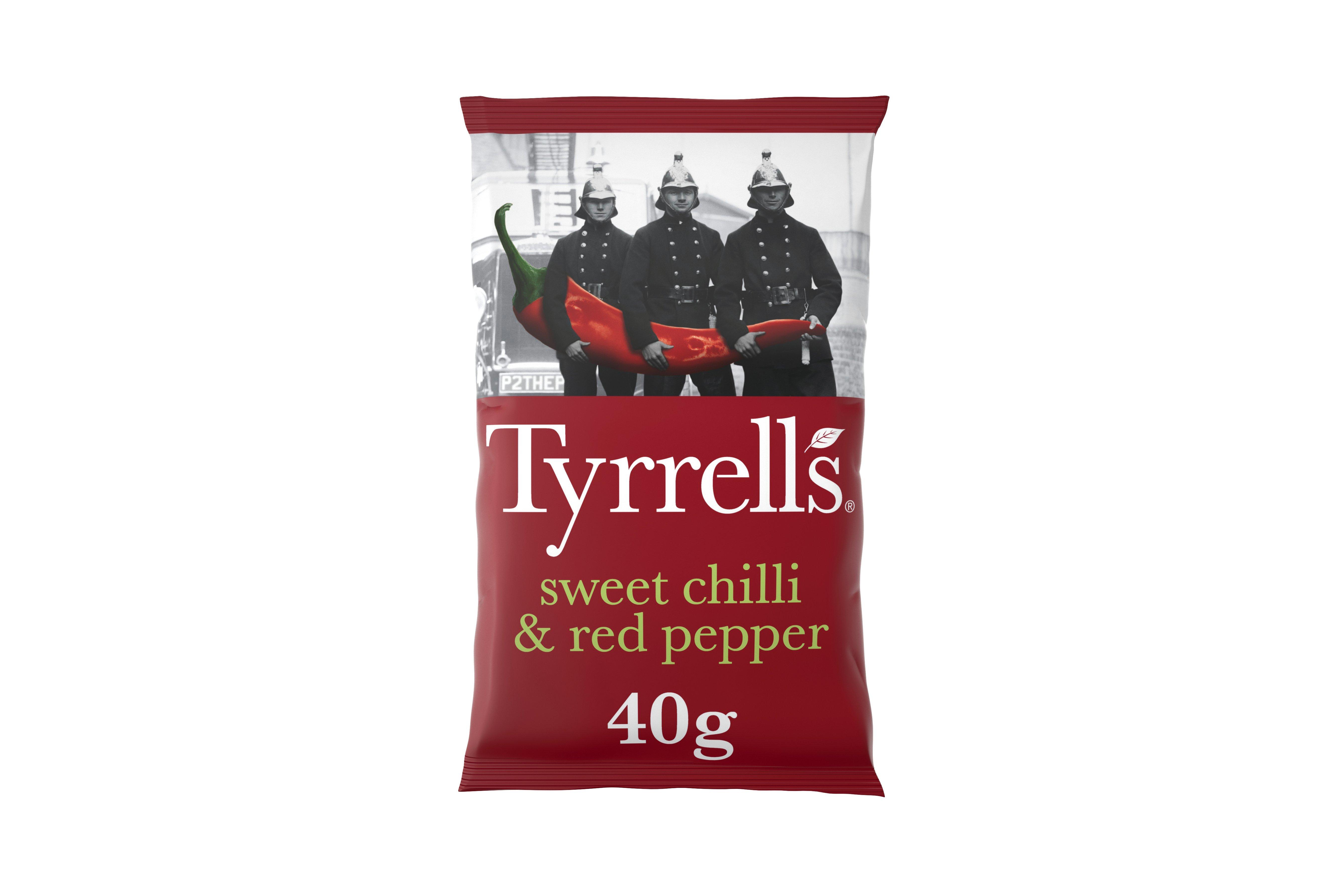 Tyrrells Sweet Chilli & Red Pepper Crisps 40g