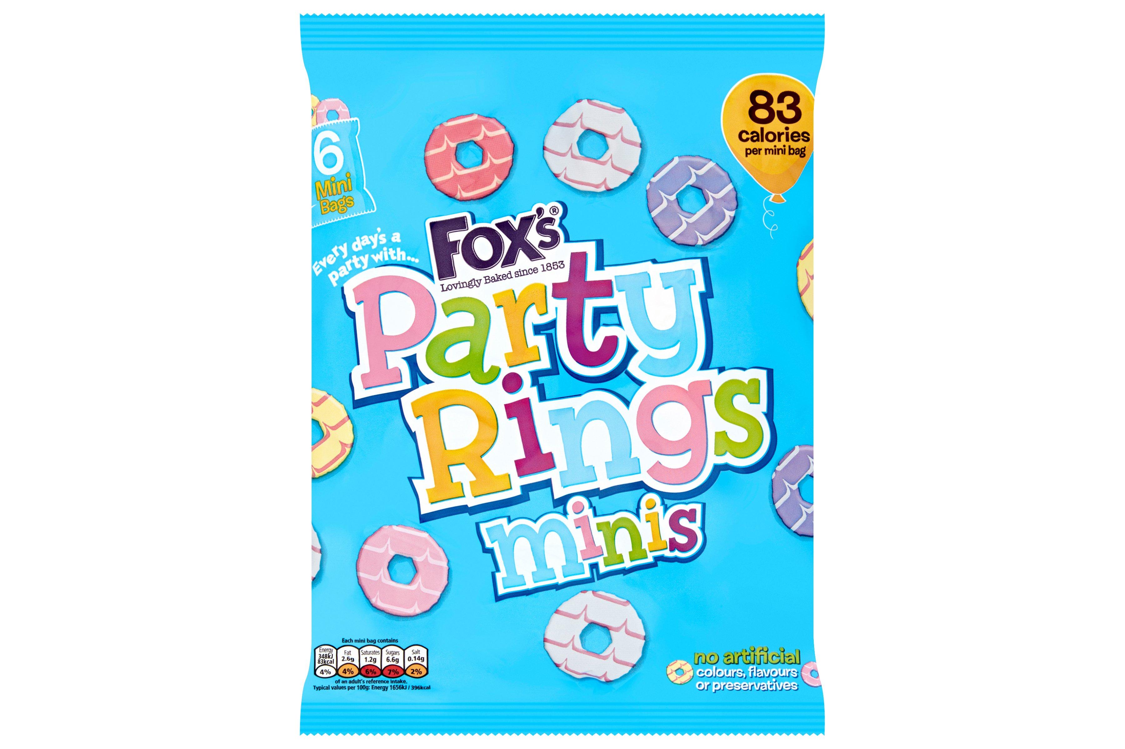 Foxs Party Rings Minis