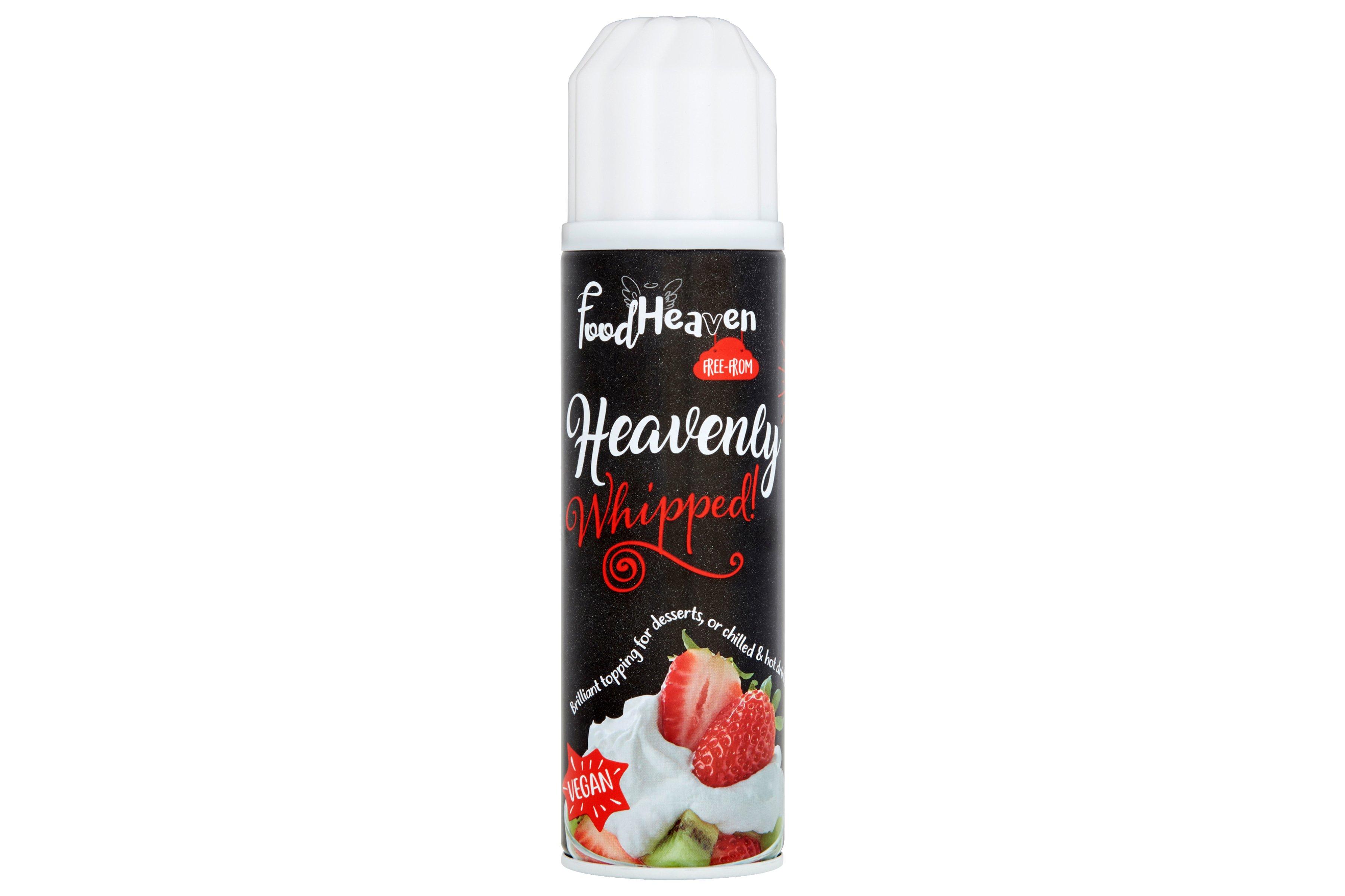 Food Heaven Heavenly Whipped Vegan UHT Aerosol 200ml