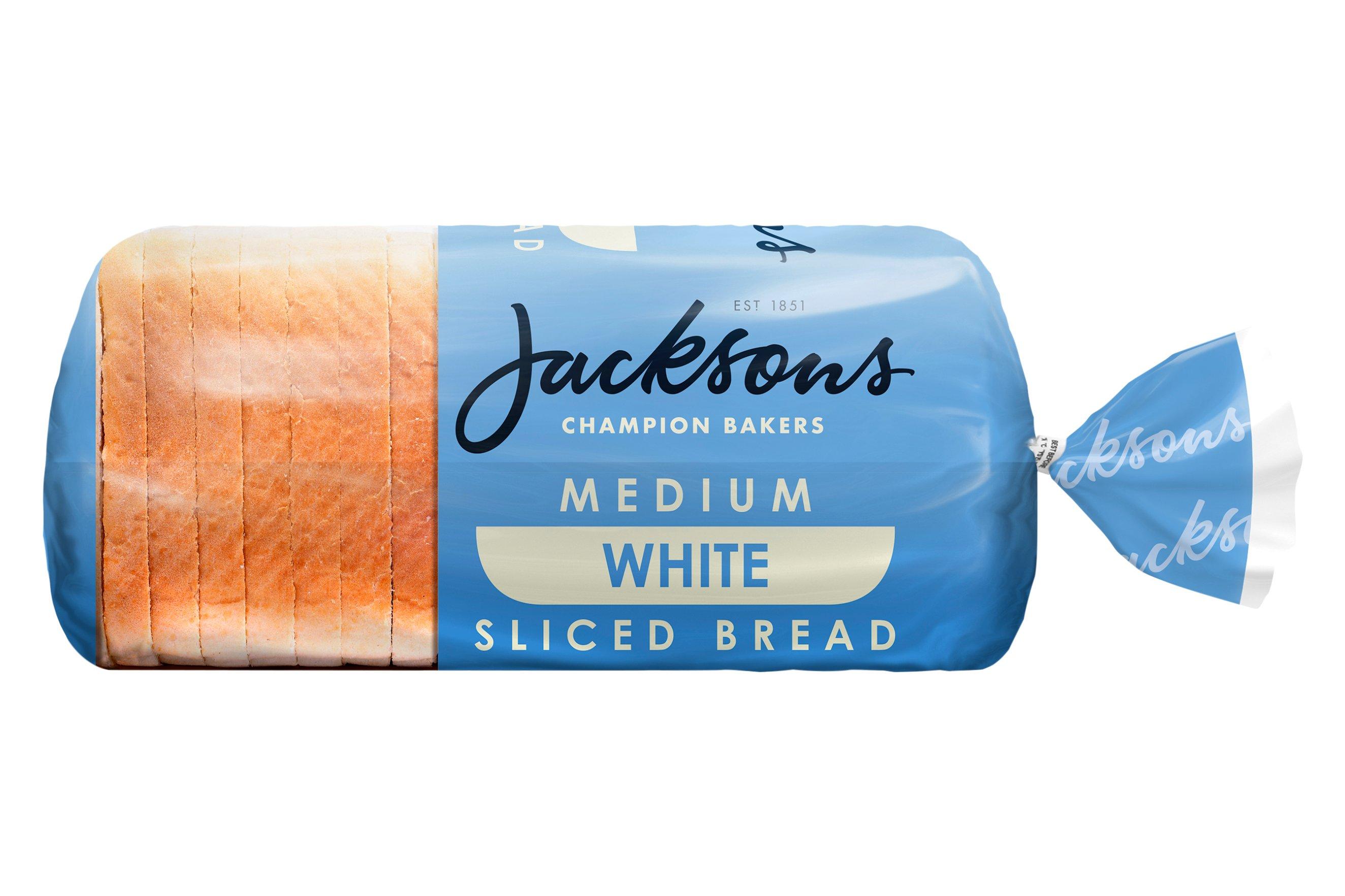 Jacksons Medium Sliced White Bread