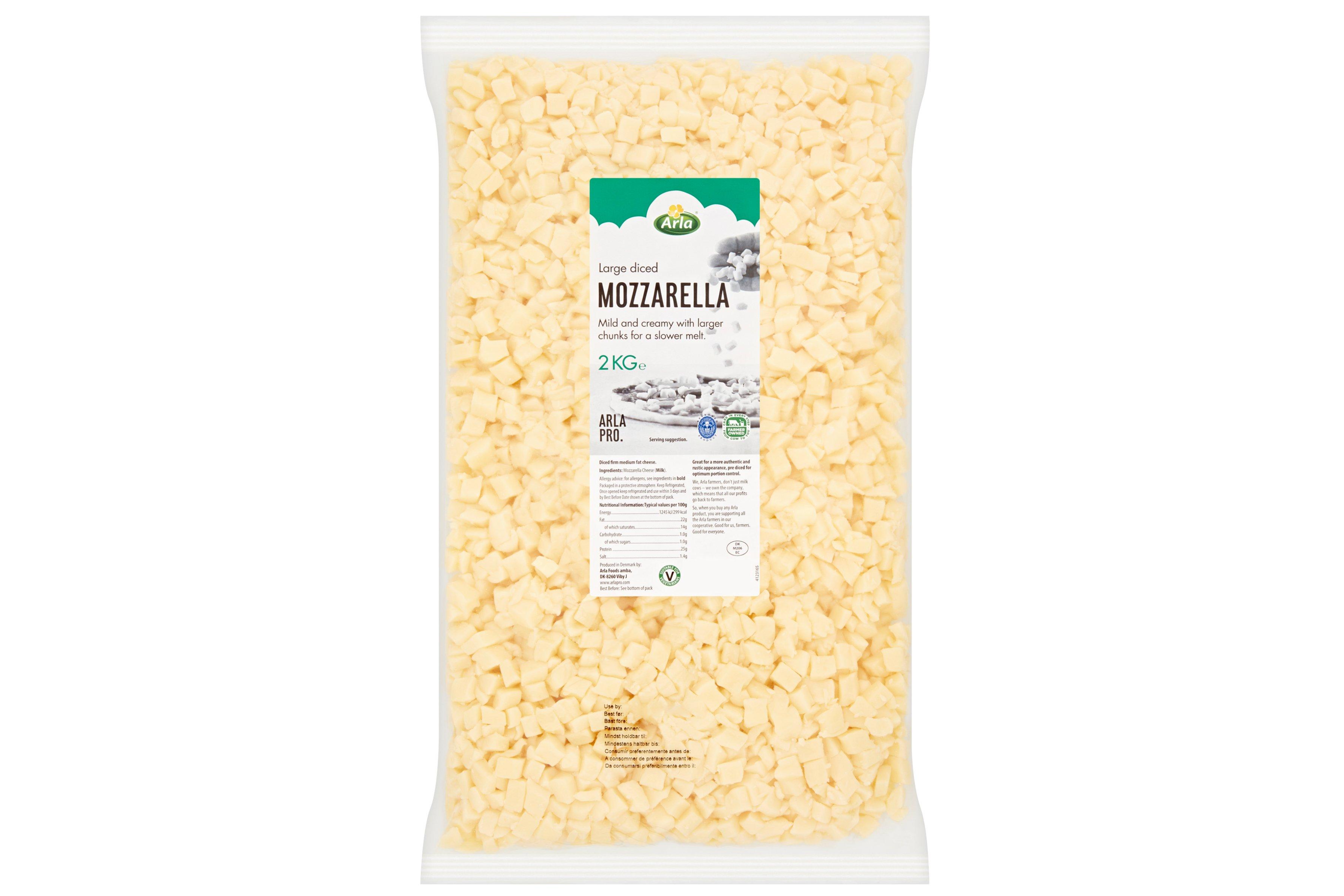 Arla Pro Large Diced Mozzarella 2kg