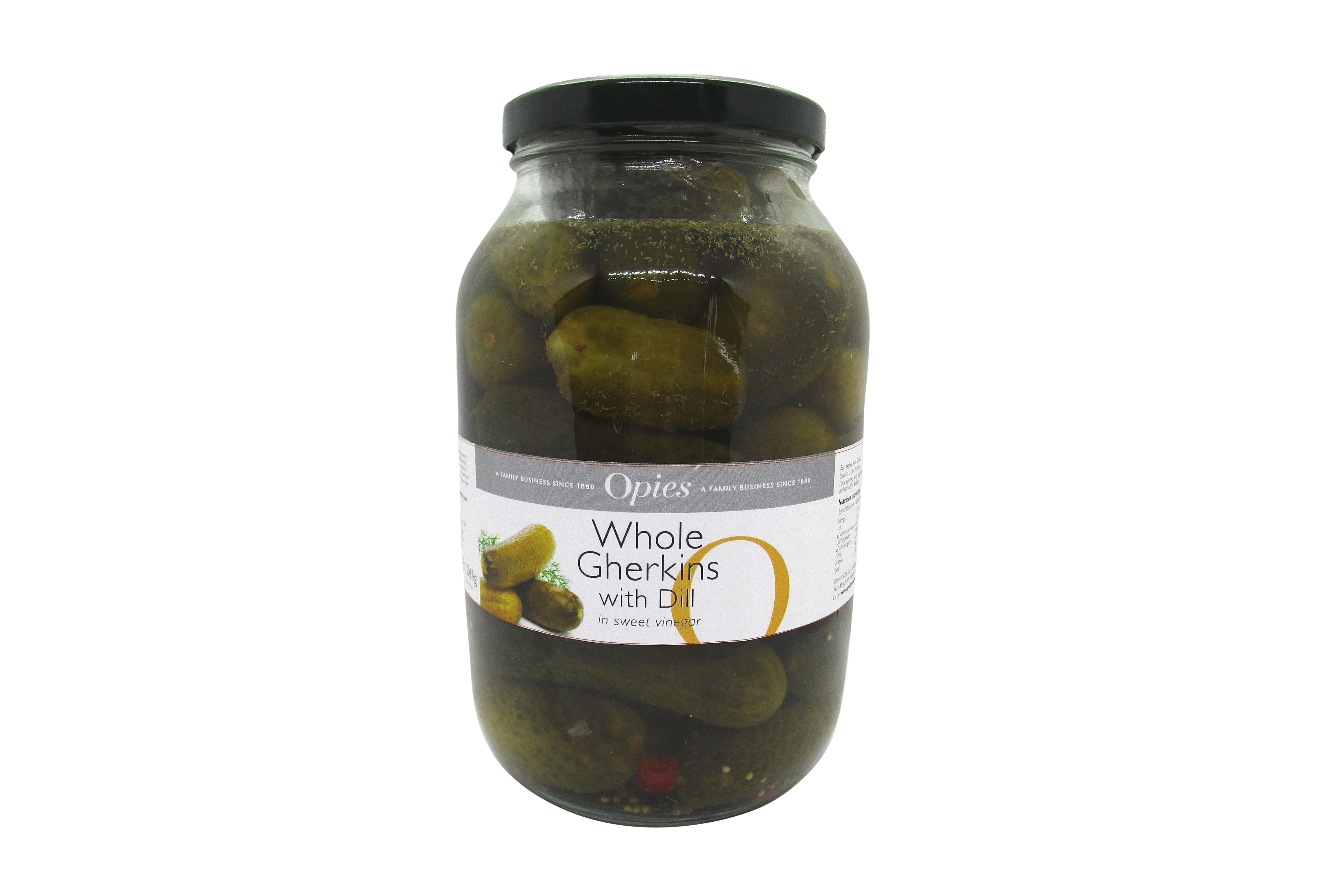 Opies Whole Gherkins with Dill in Sweet Vinegar 1.9kg