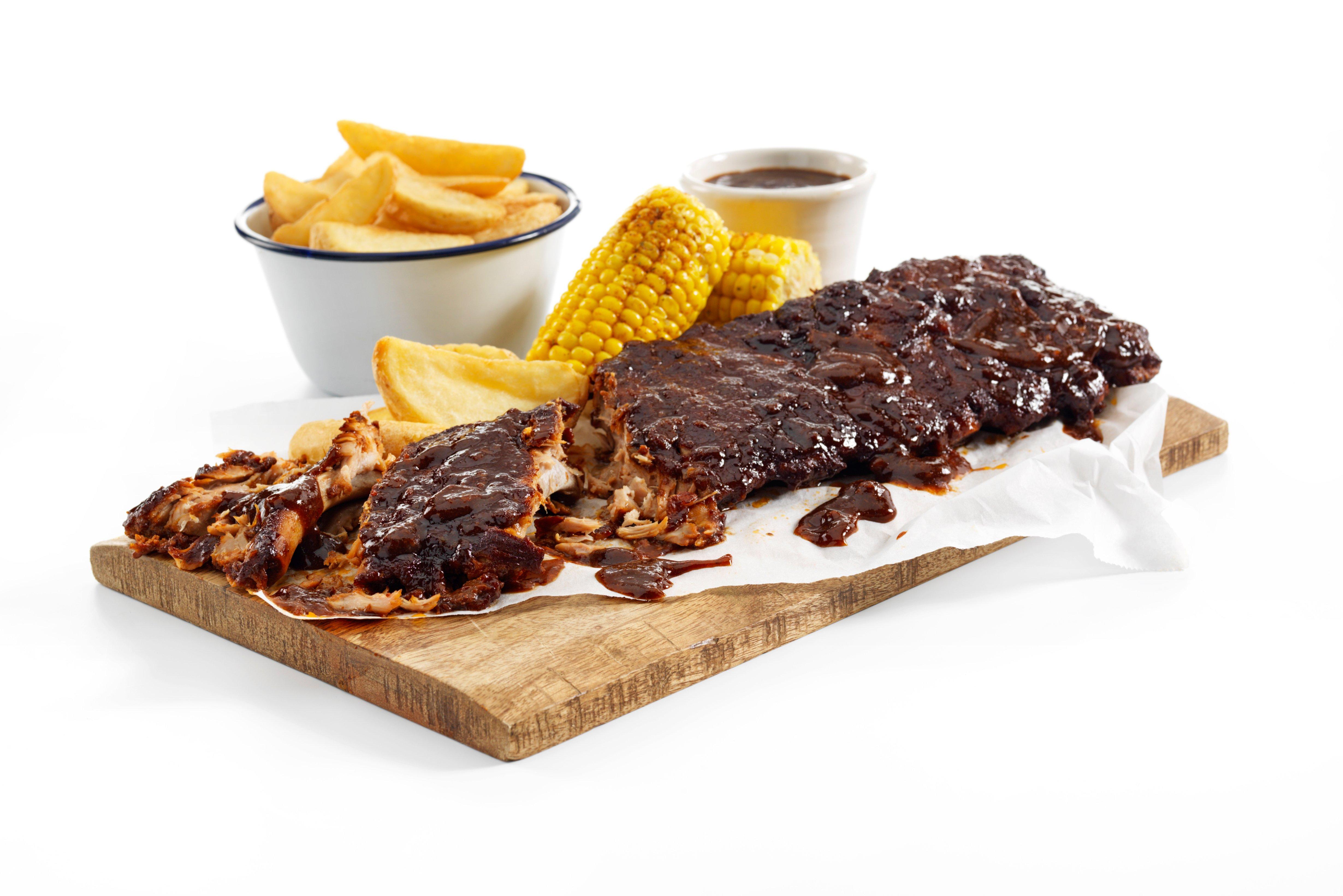 Cooked Rack of Pork Ribs       1x20x575g