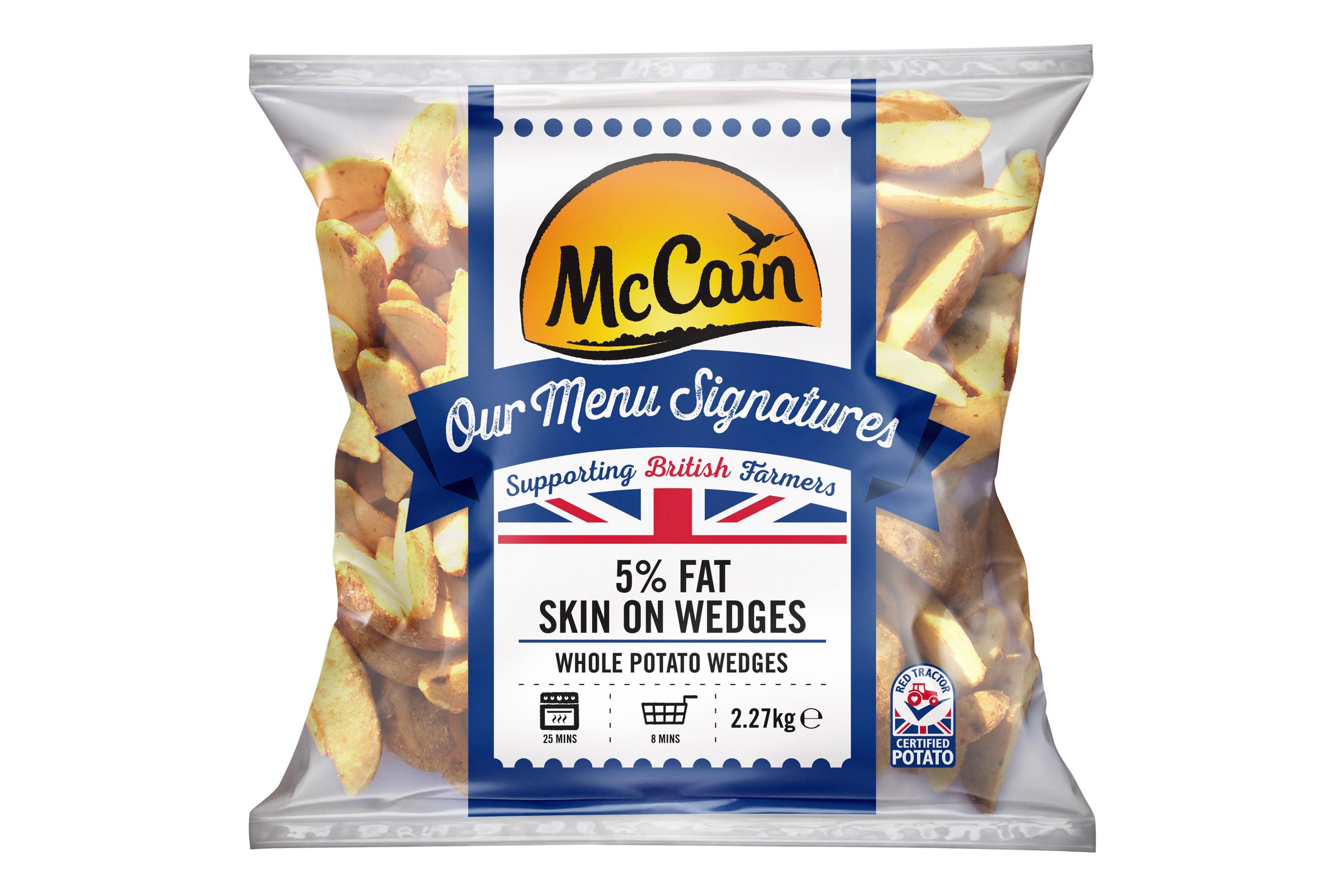 McCain Menu Signature 5% Fat Skin On Wedges