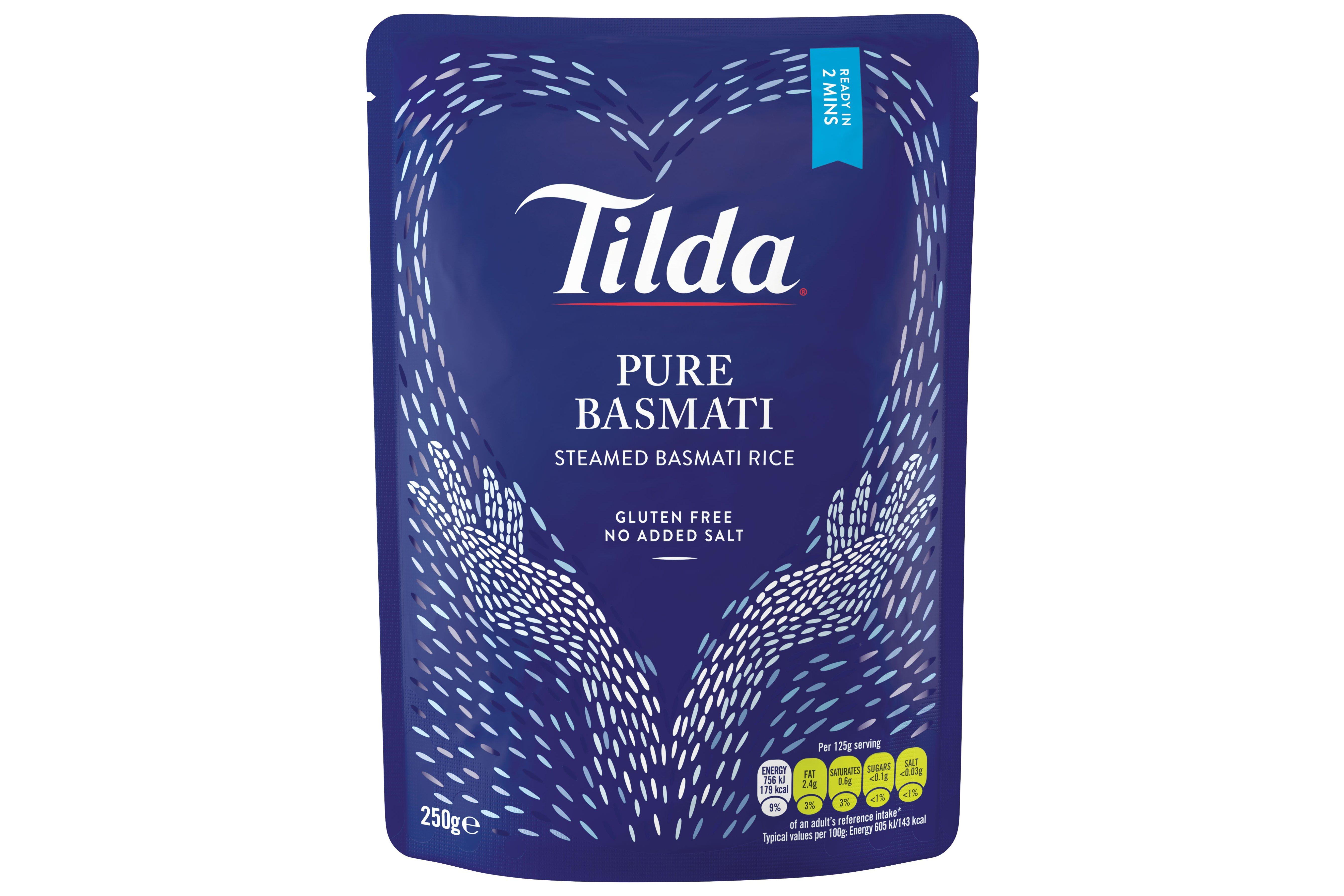 Tilda Pure Microwave Basmati Rice Classics 250g