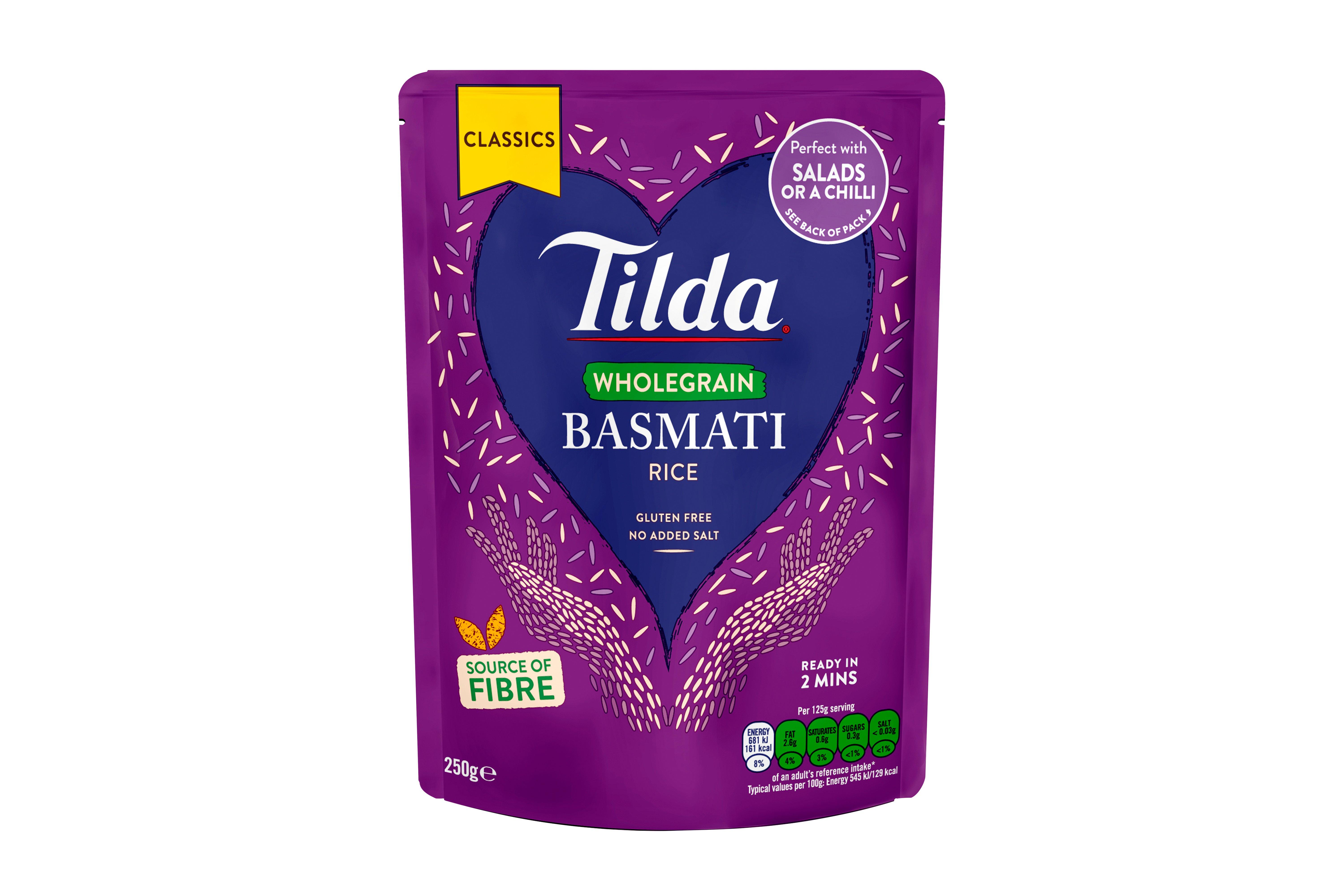 Tilda Steamed Brown Basmati Rice 250g