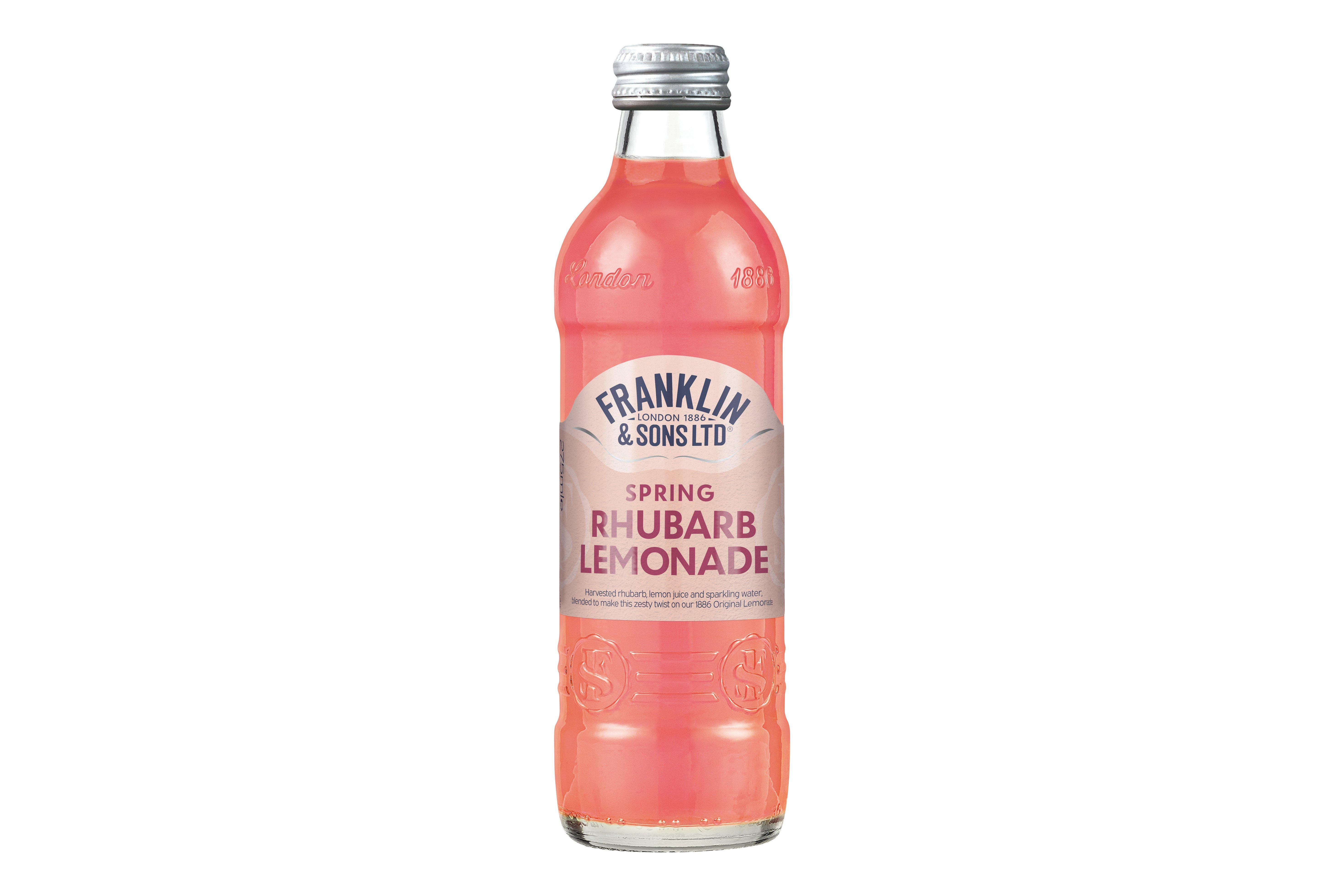 Franklin & Sons Rhubarb Lemonade Sparkling Soft Drink 275ml