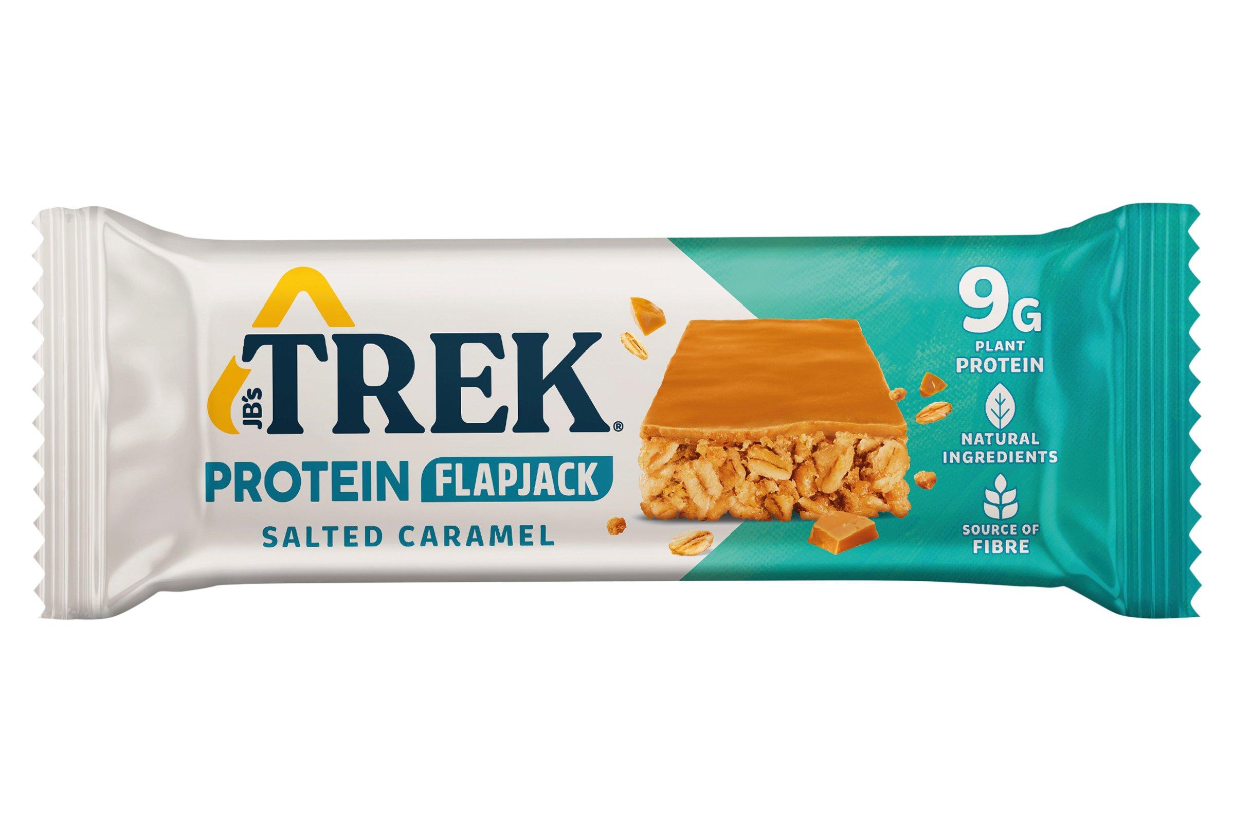 TREK Salted Caramel Protein Flapjack 50g
