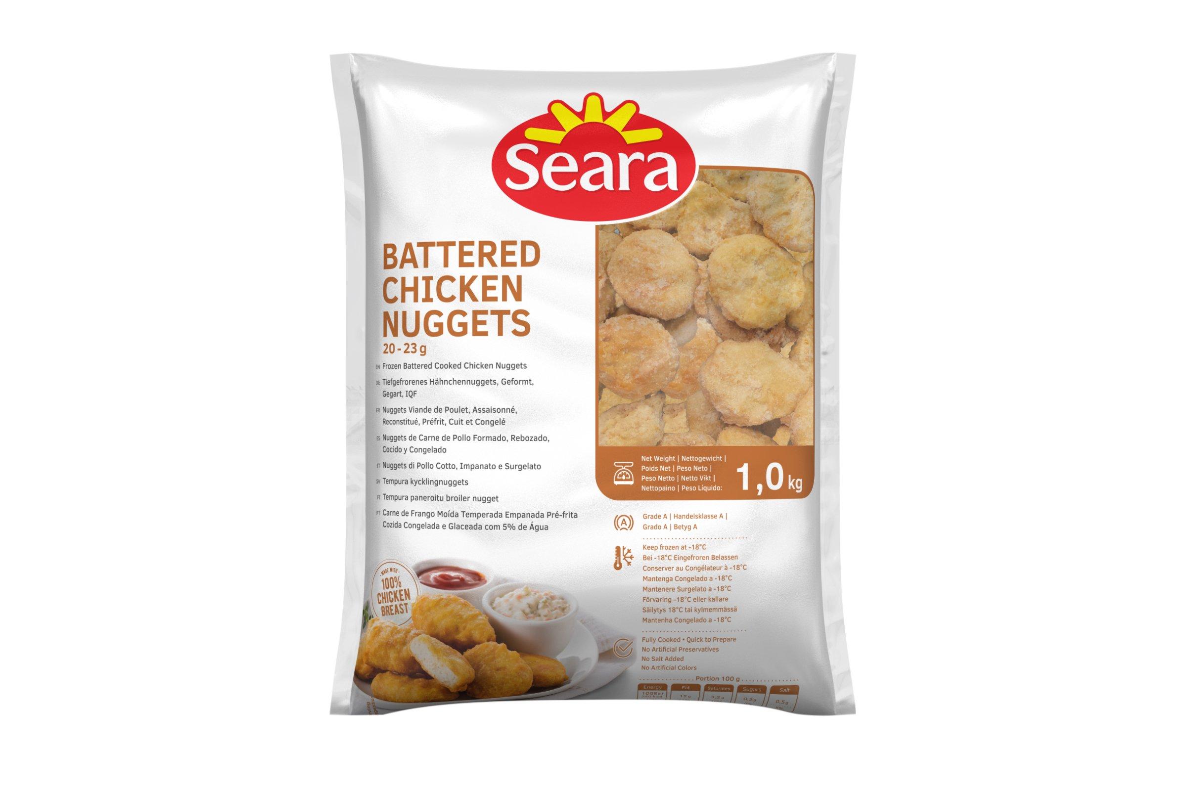 Seara Battered Cooked Chicken Nuggets