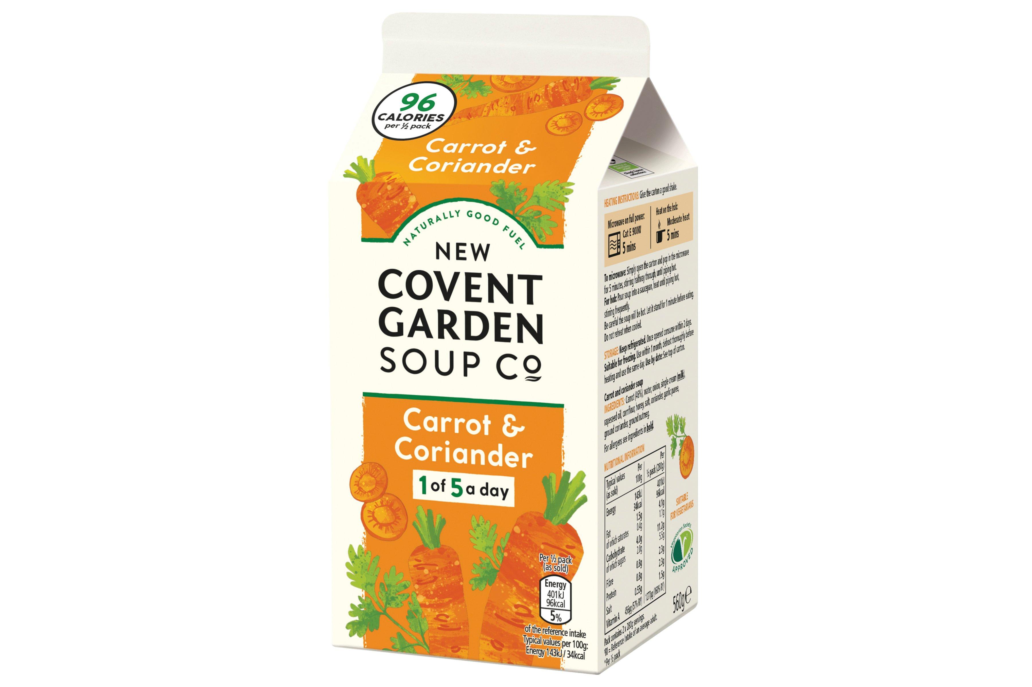New Covent Garden Soup Co. Carrot & Coriander 560g