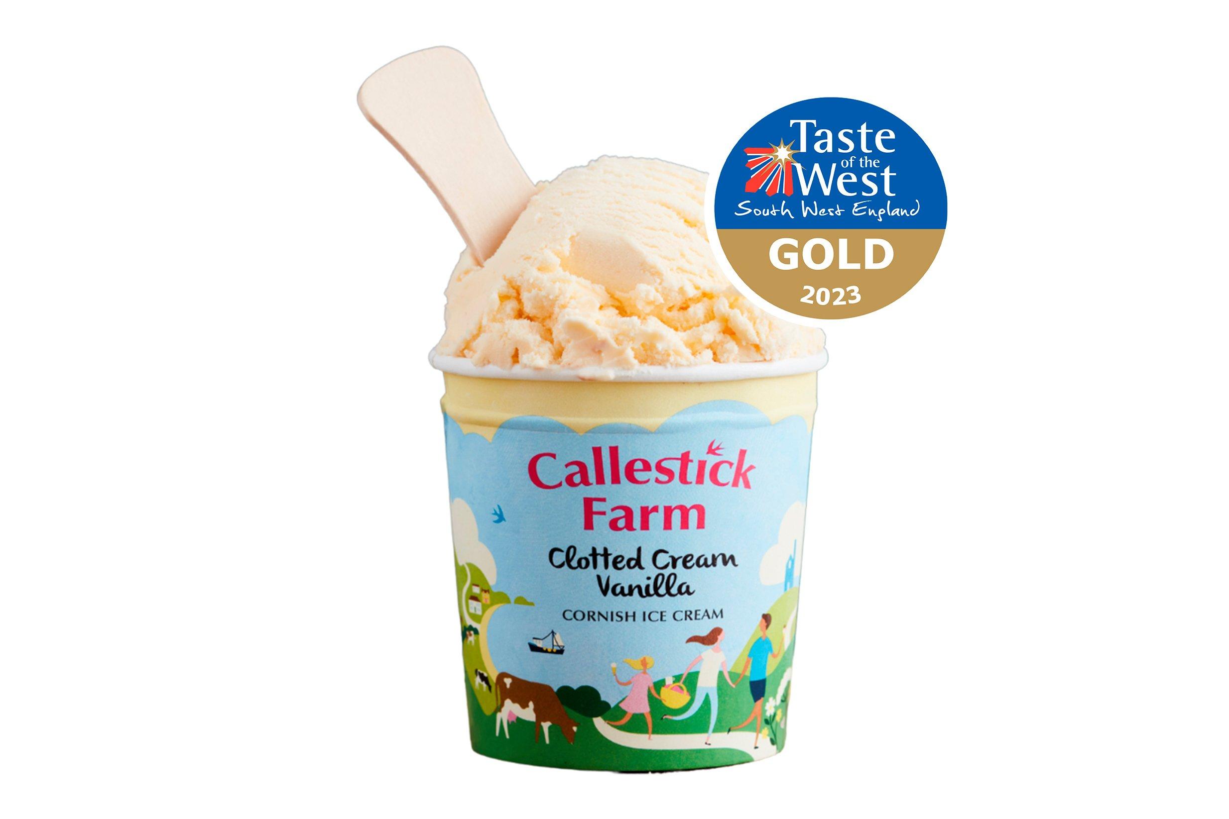 Callestick Farm Clotted Cream Vanilla Ice Cream 125ml
