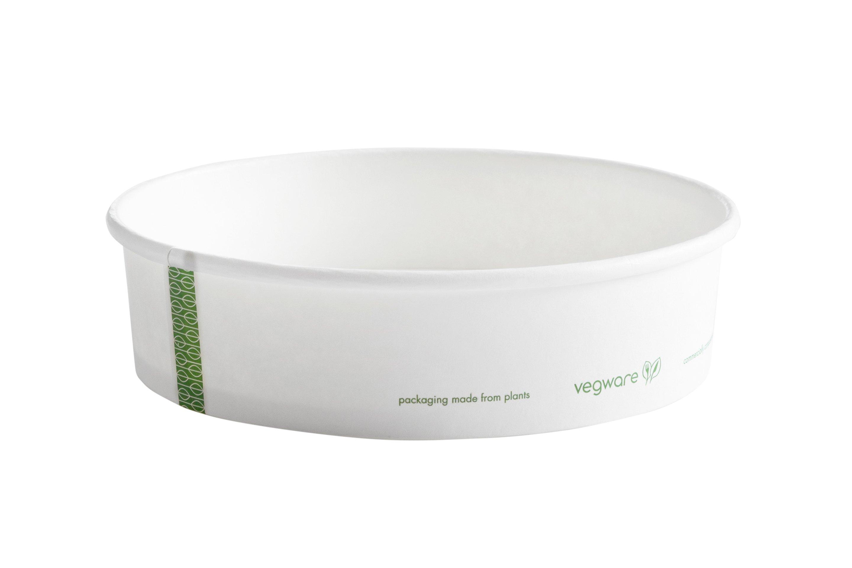 Vegware Bon Appetit PLA Lined Paper Food Bowls - 26oz