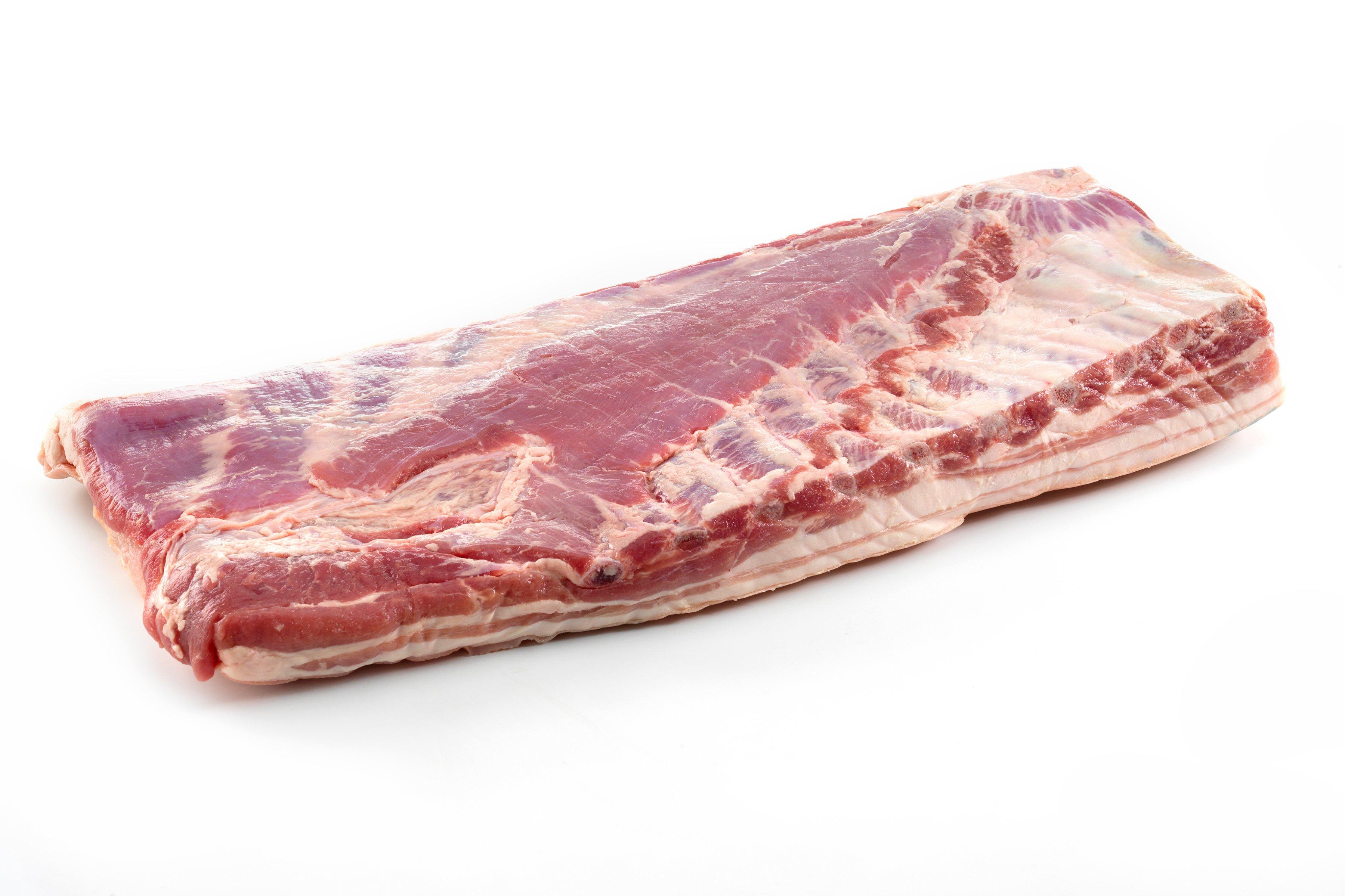 Whole Rind On and Bone In Pork Belly