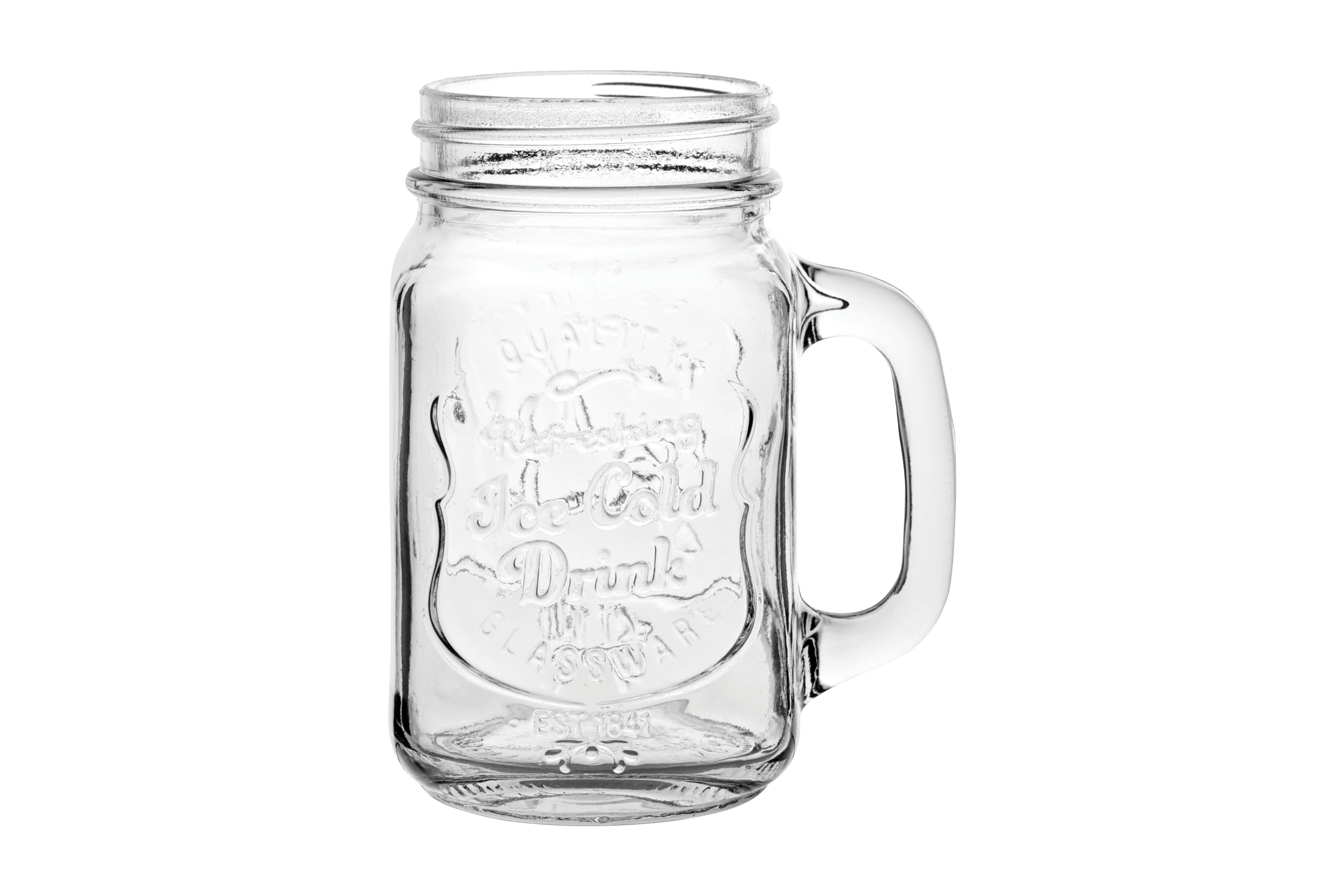 Handled Alabama Cocktail Jar 480ml (17.5oz)