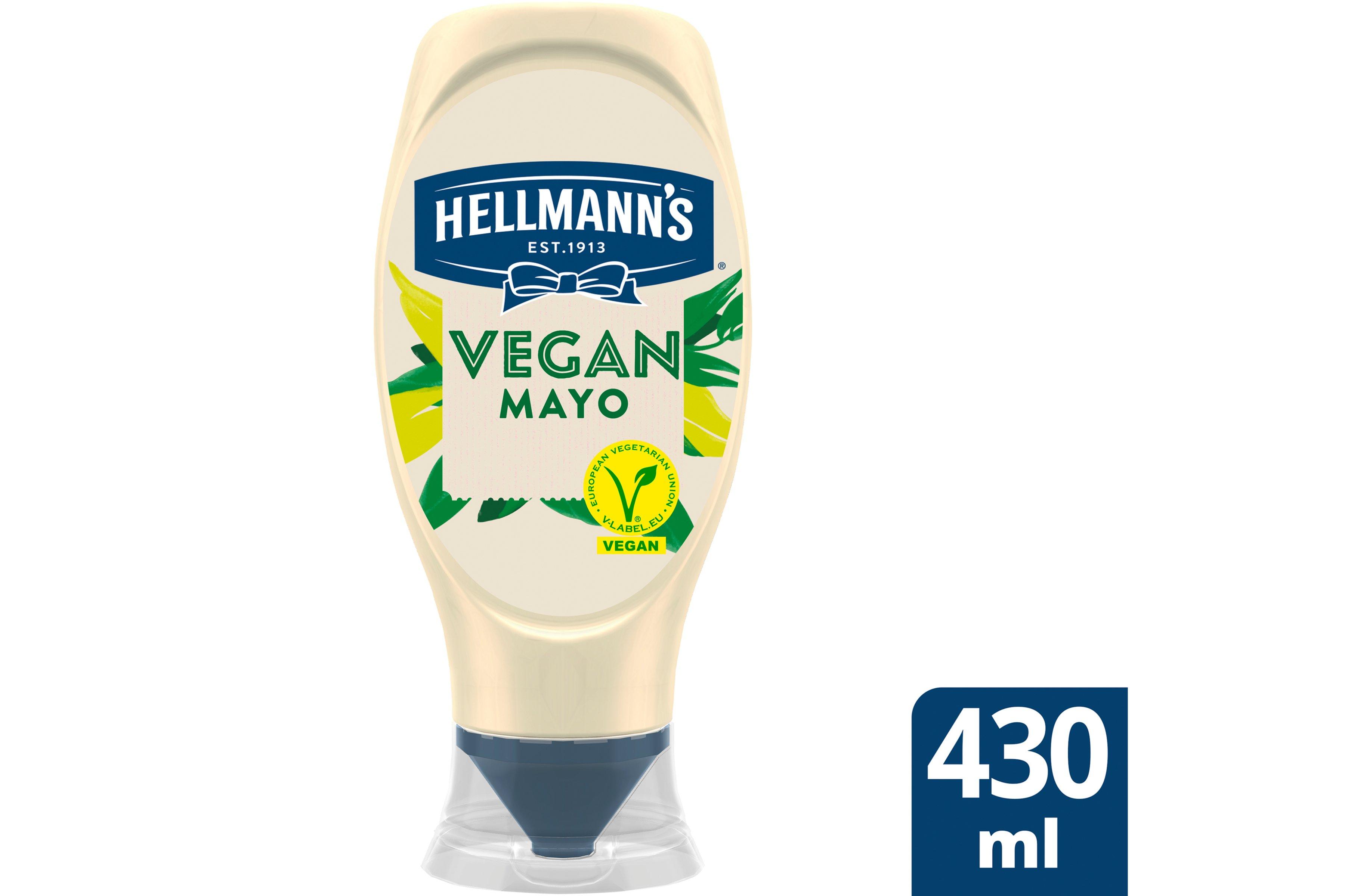 Hellmann's 100% Plant Based Mayo Squeezy 430ml