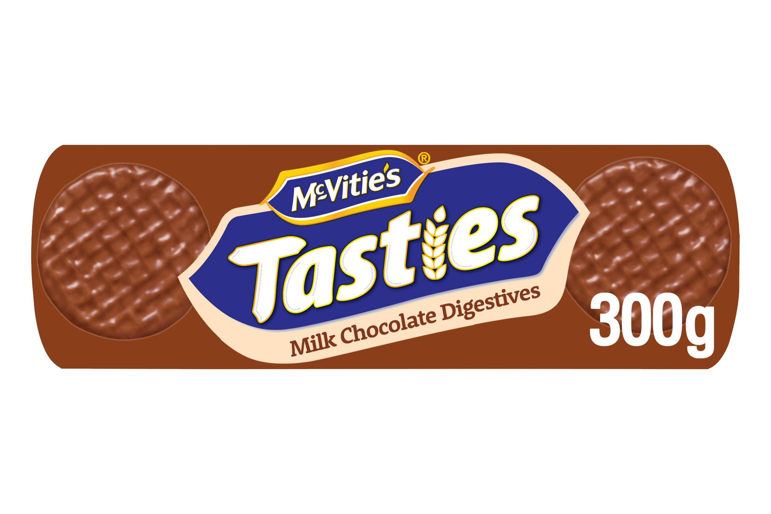 McVitie's Tasties Milk Chocolate Digestives Biscuits 300g