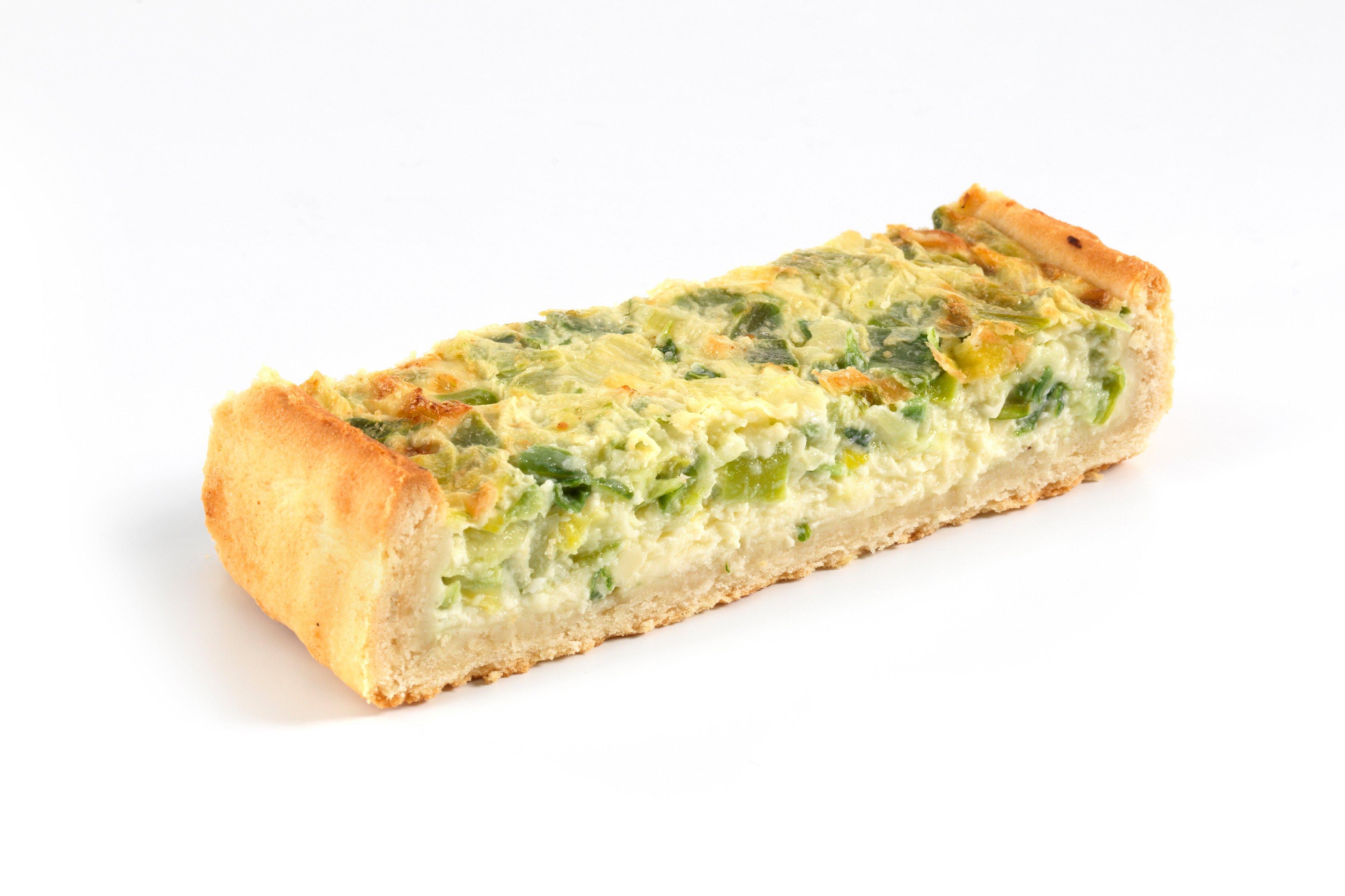 Brakes Essentials Fully Baked Leek & Emmental Cheese Quiche Slab