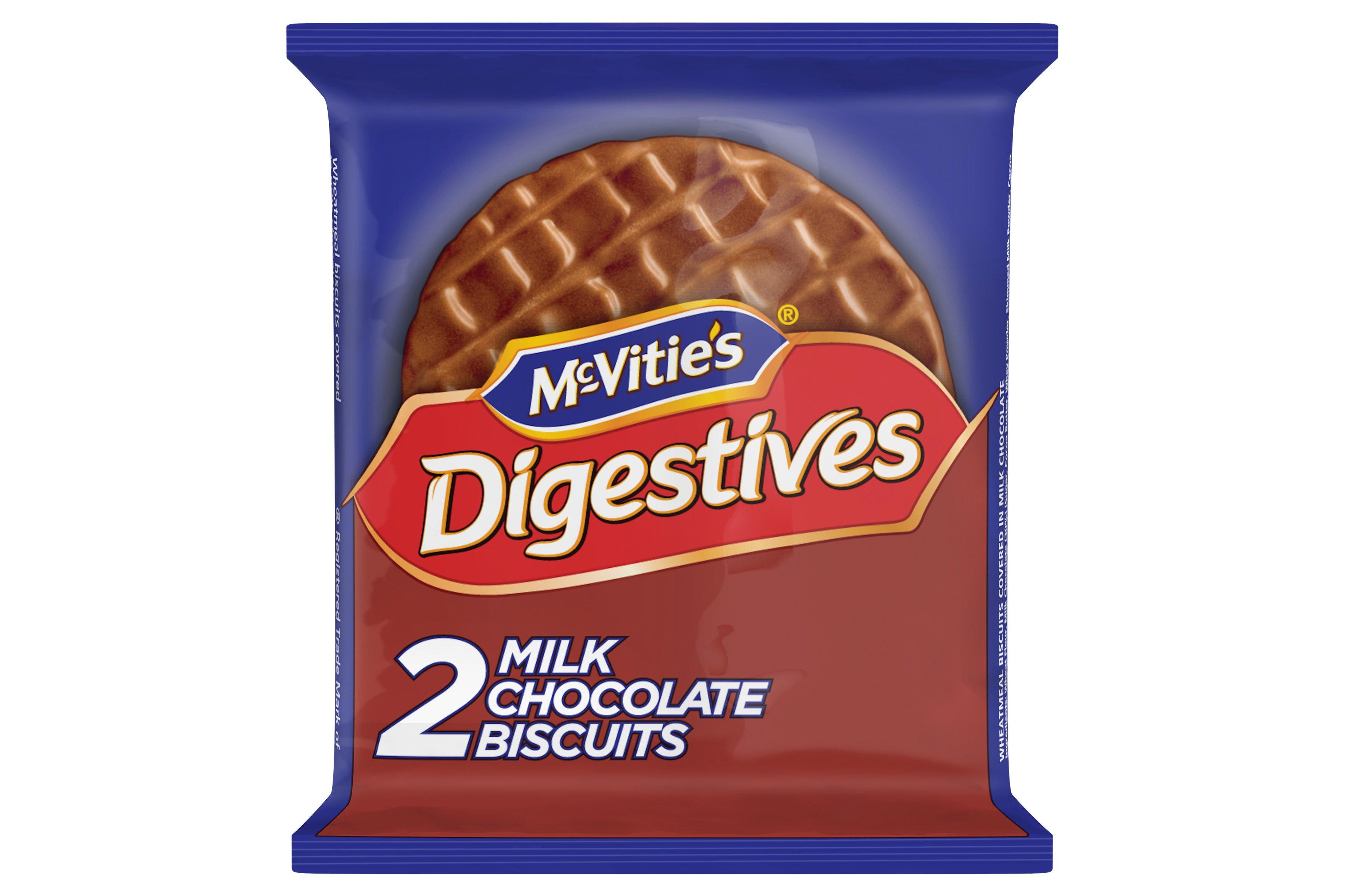 McVitie's Milk Chocolate Digestive Biscuits To Go Snack Pack 33.3g