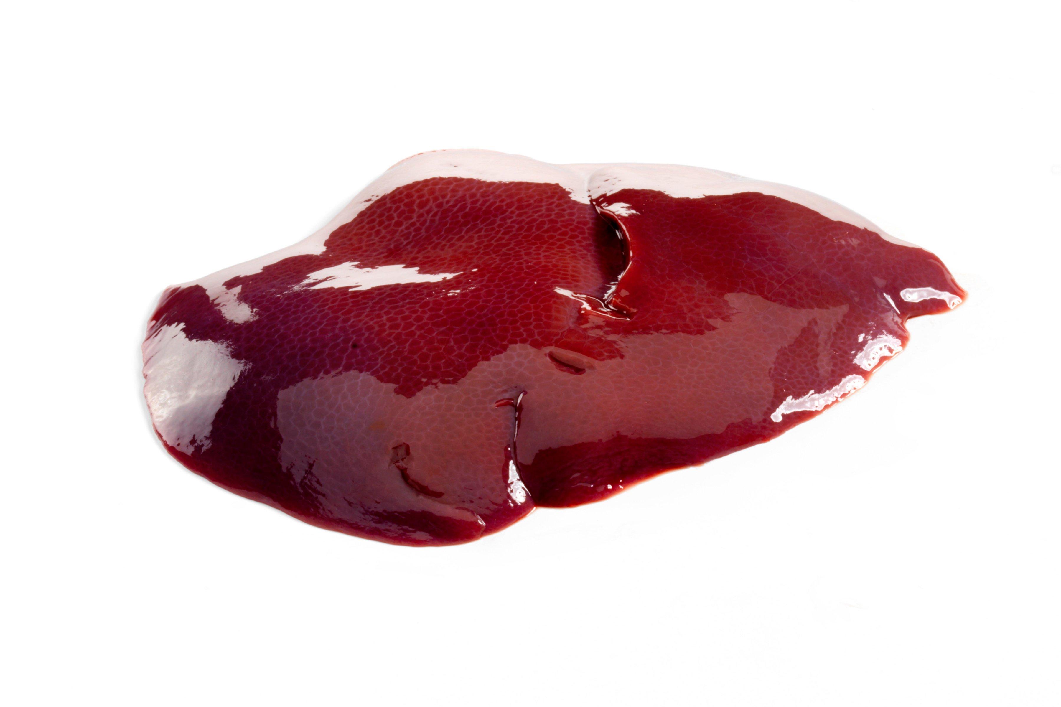 Sliced Pigs Liver