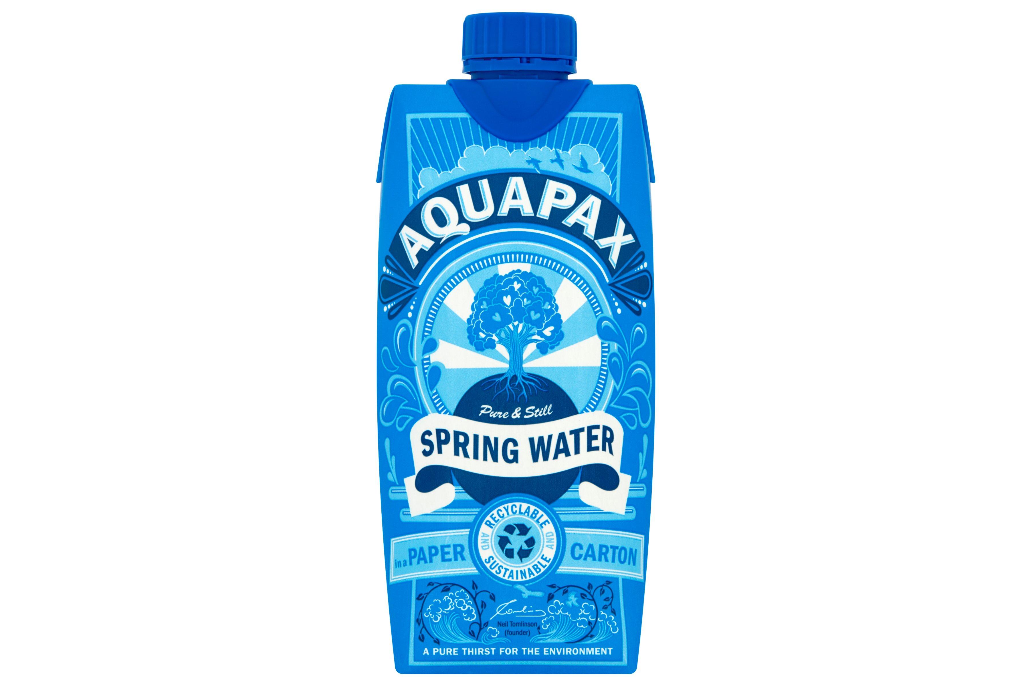 Aquapax Spring Water Cartons