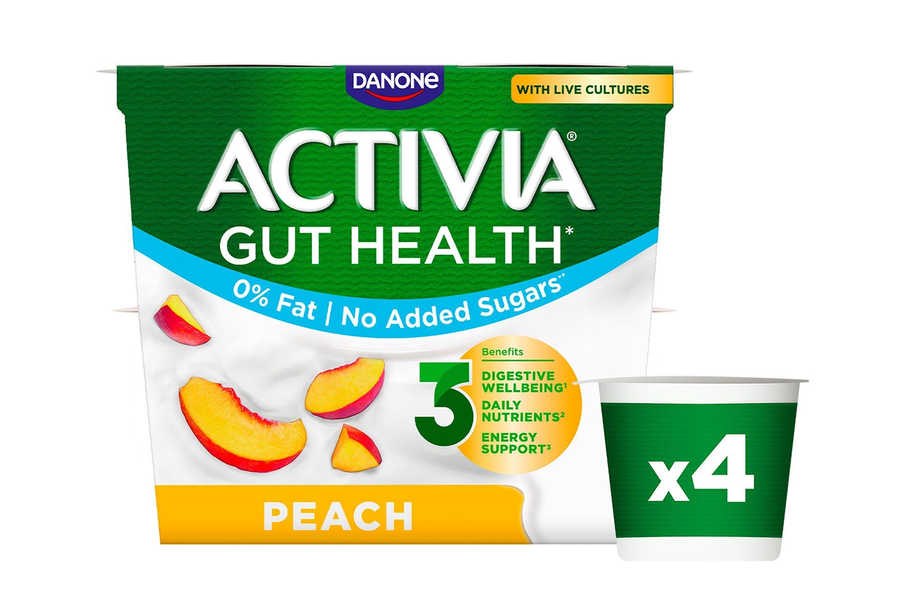 Activia Peach Fat Free Yoghurt
