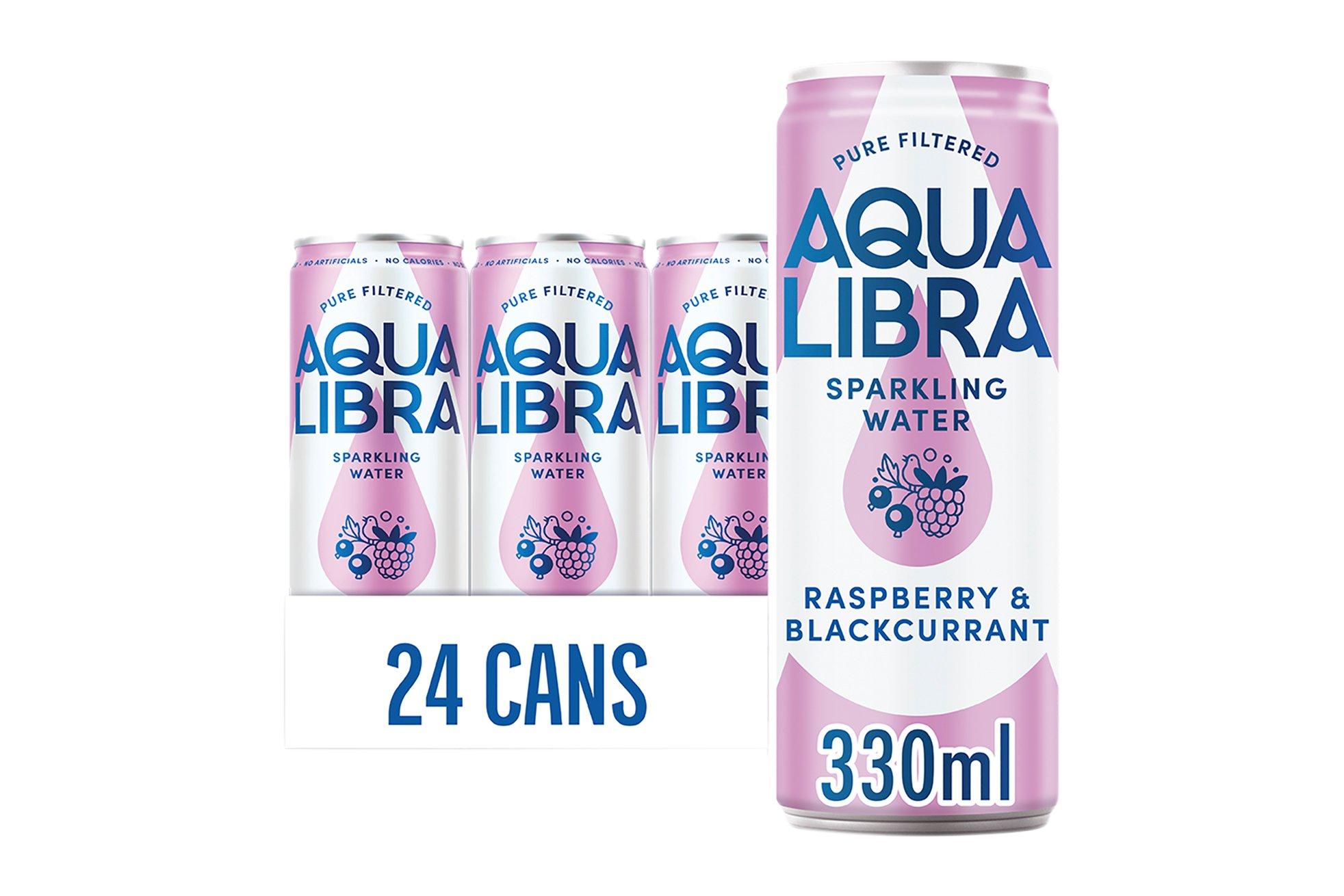 Aqua Libra Raspberry & Blackcurrant Sparkling Infused Water