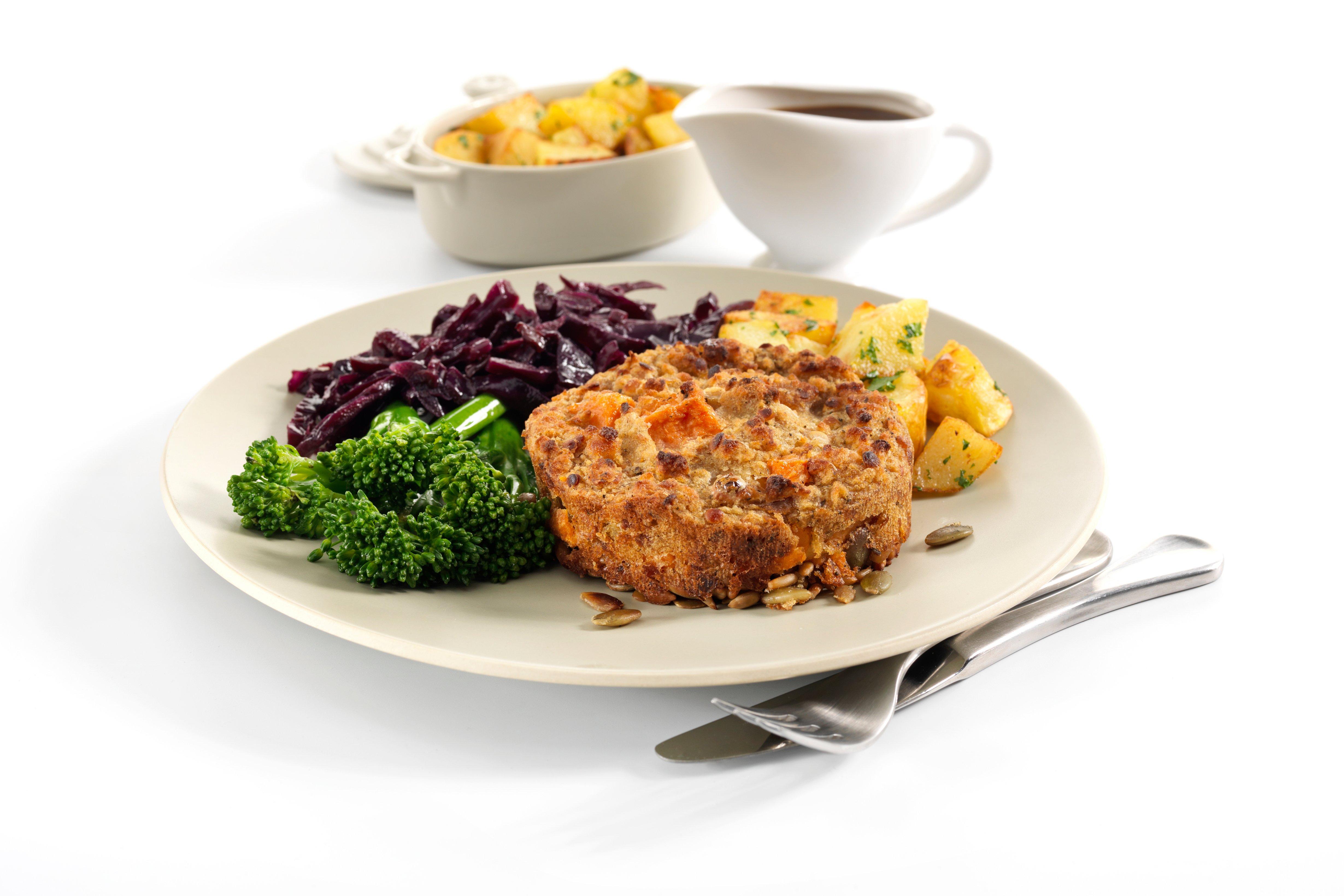 Vegan Sweet Potato & Chickpea Loaf