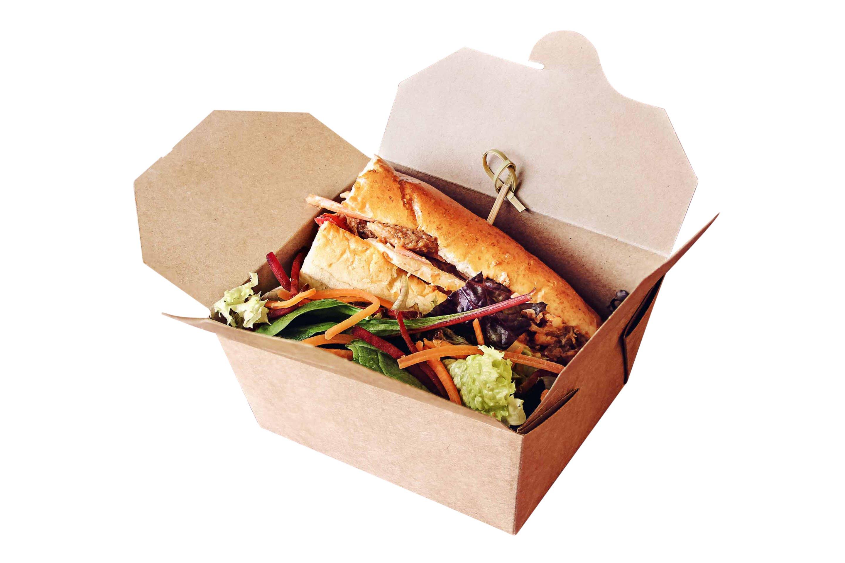 Kraft D/Flap Lunch Box 700ml