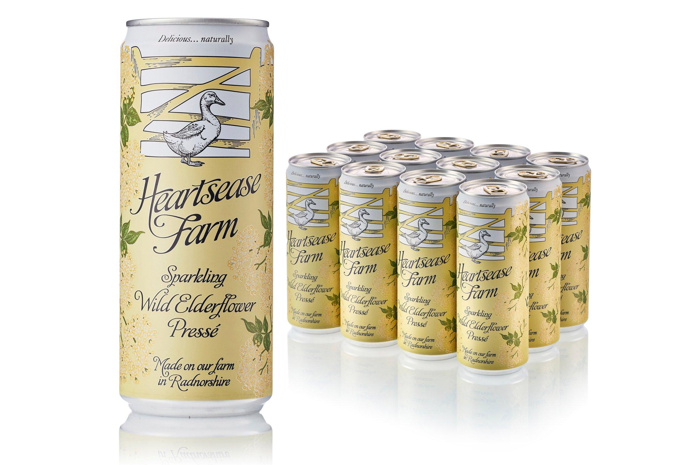 Heartsease Farm Sparkling Wild Elderflower Pressé 330ml